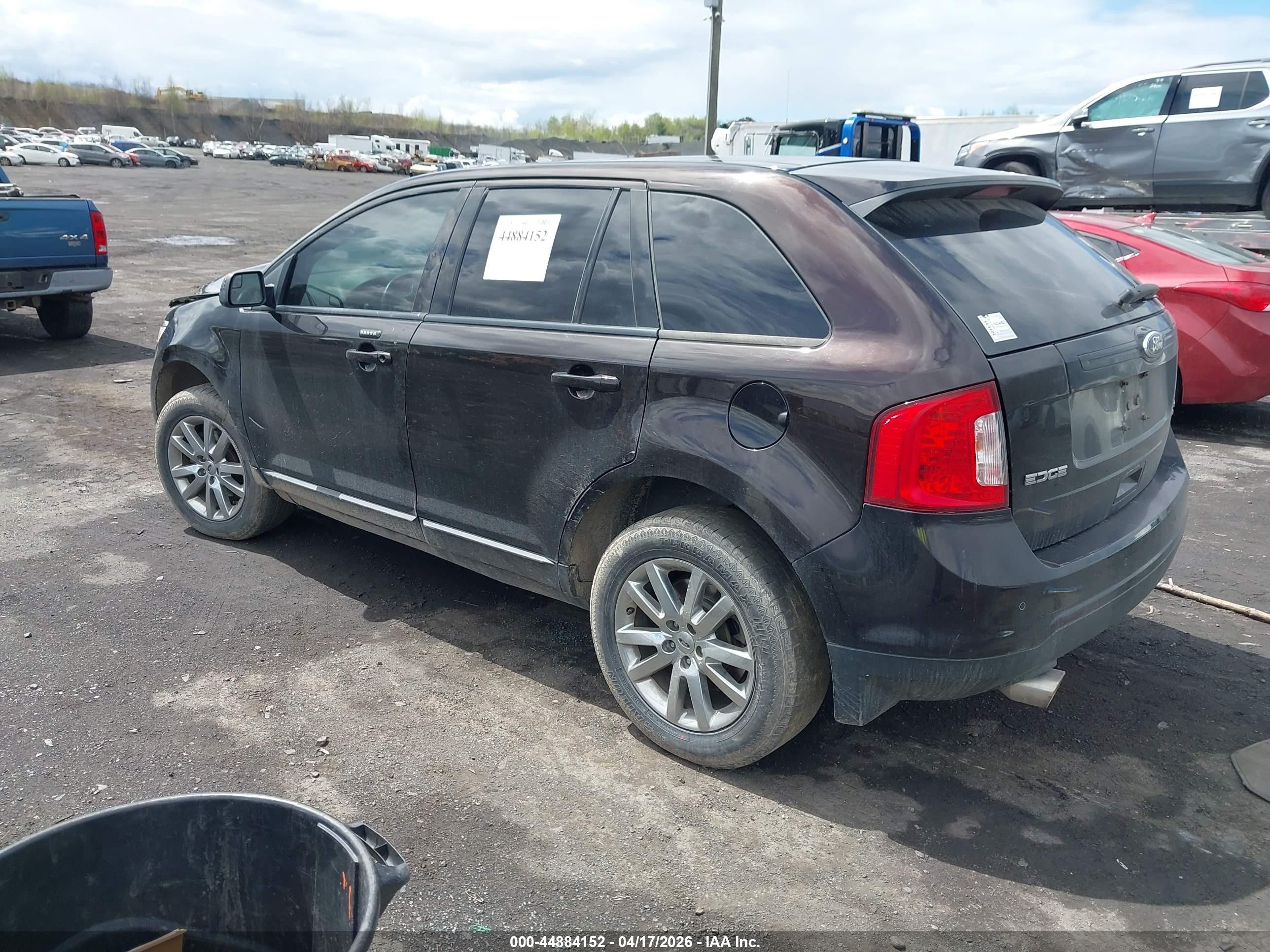 2013 Ford Edge Sel Brown vin: 2FMDK4JC4DBB93376