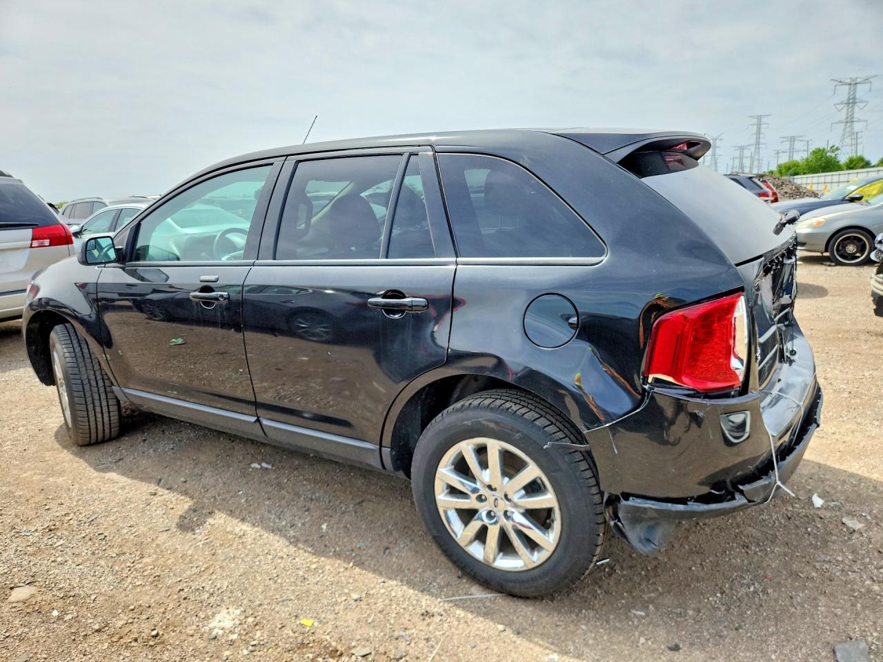 2013 Ford Edge Sel Black vin: 2FMDK4JC4DBC28742