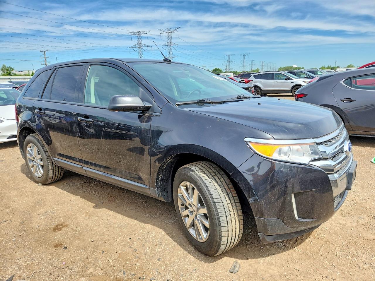 2013 Ford Edge Sel Black vin: 2FMDK4JC4DBC28742