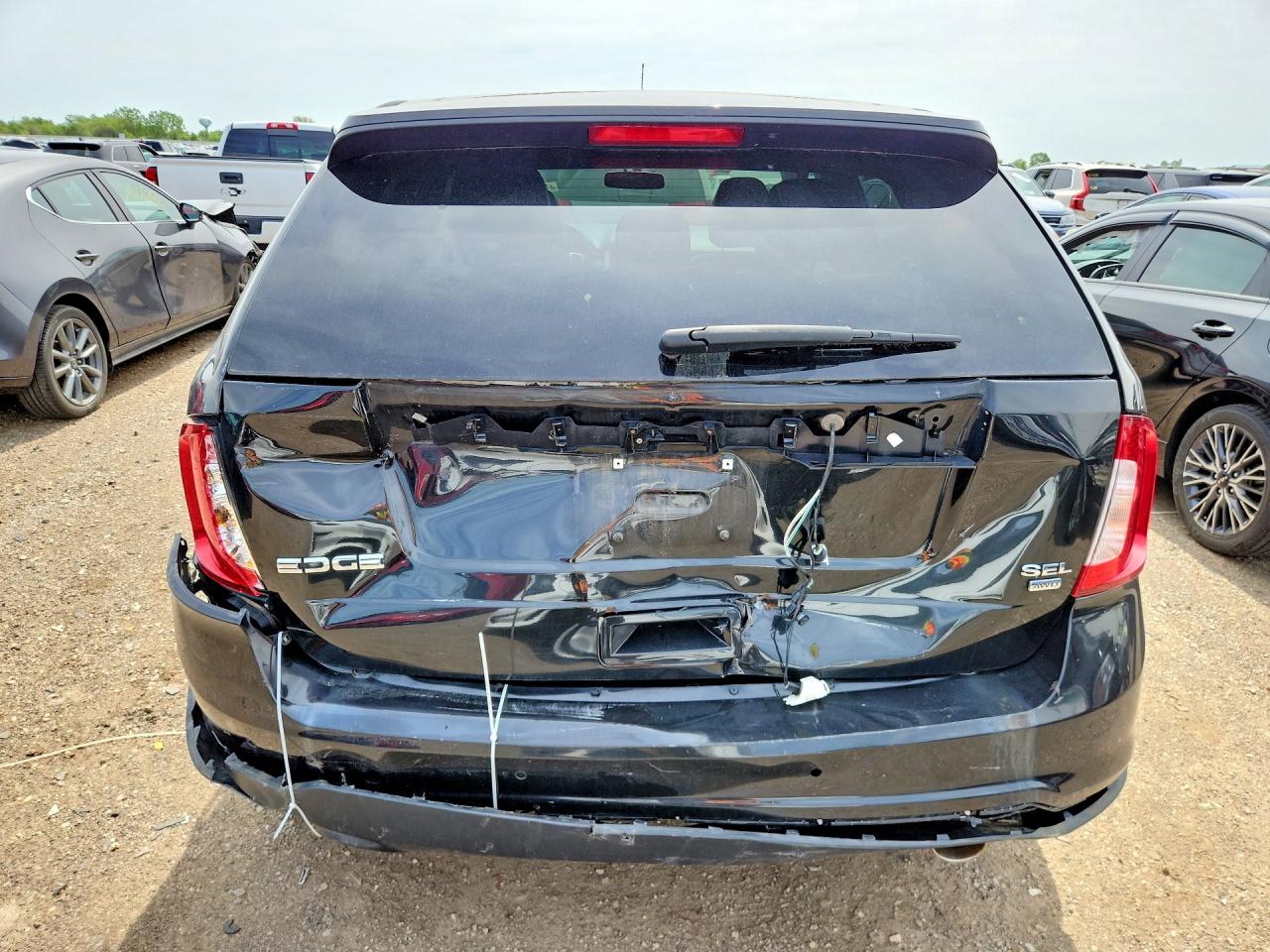 2013 Ford Edge Sel Black vin: 2FMDK4JC4DBC28742