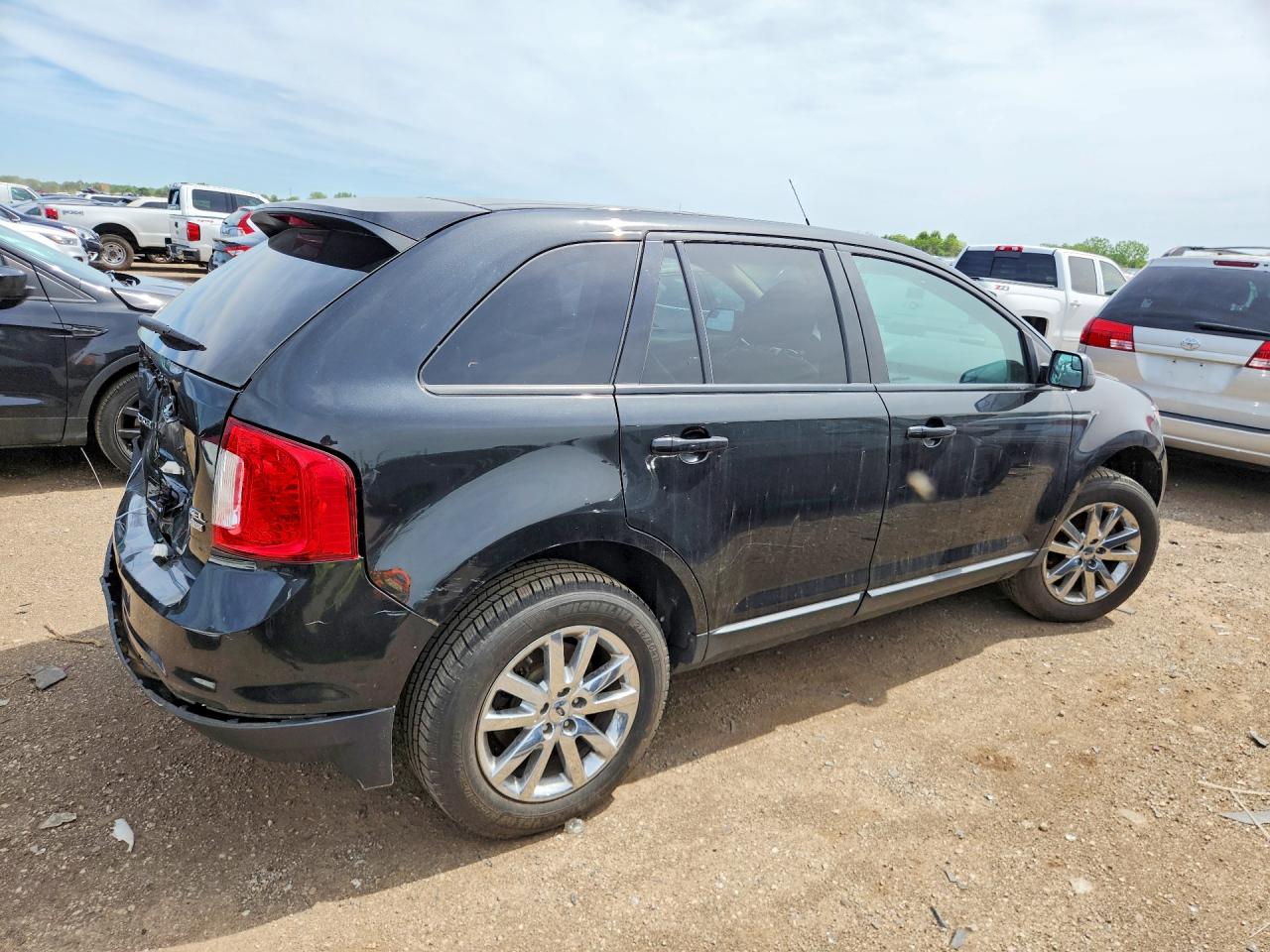 2013 Ford Edge Sel Black vin: 2FMDK4JC4DBC28742