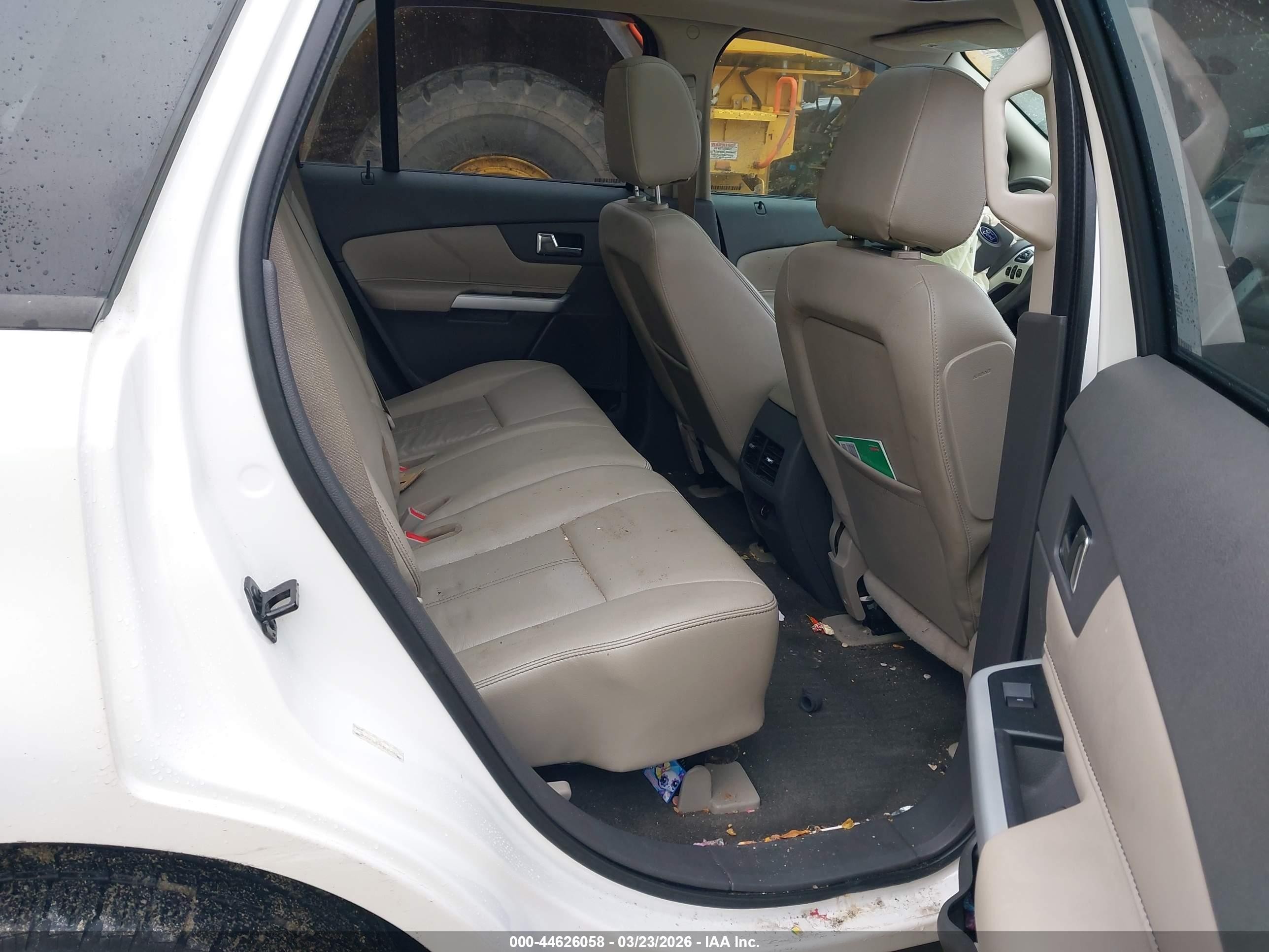 2013 Ford Edge Sel White vin: 2FMDK4JC4DBC60610