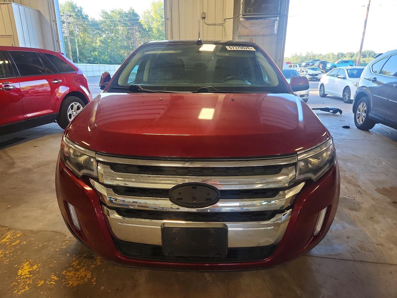2013 Ford Edge Sel Red vin: 2FMDK4JC4DBC62017