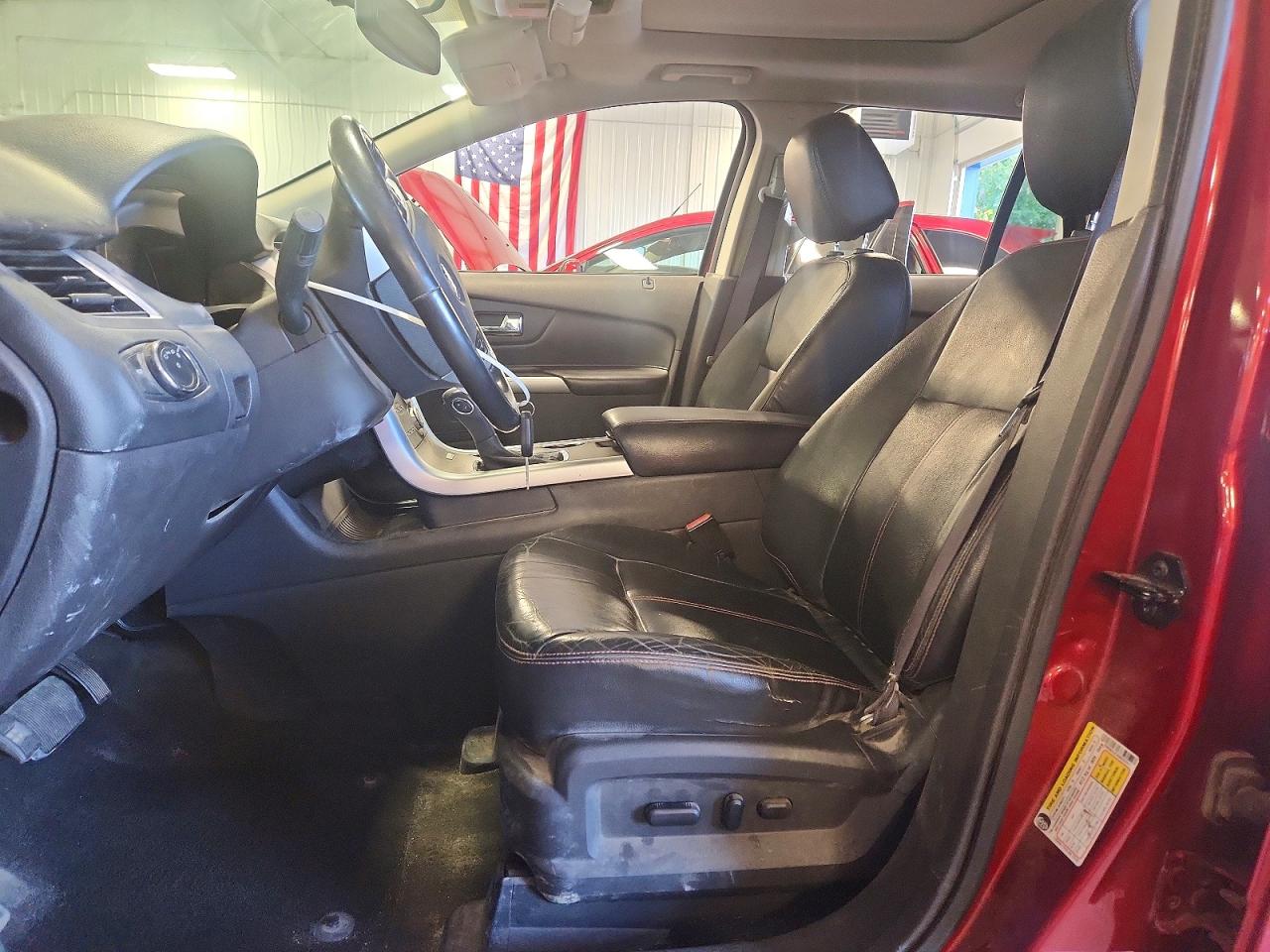 2013 Ford Edge Sel Red vin: 2FMDK4JC4DBC62017
