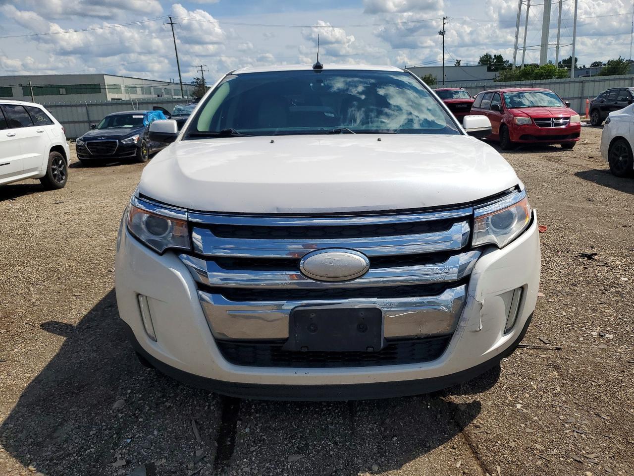 2013 Ford Edge Sel Белый vin: 2FMDK4JC4DBE02583