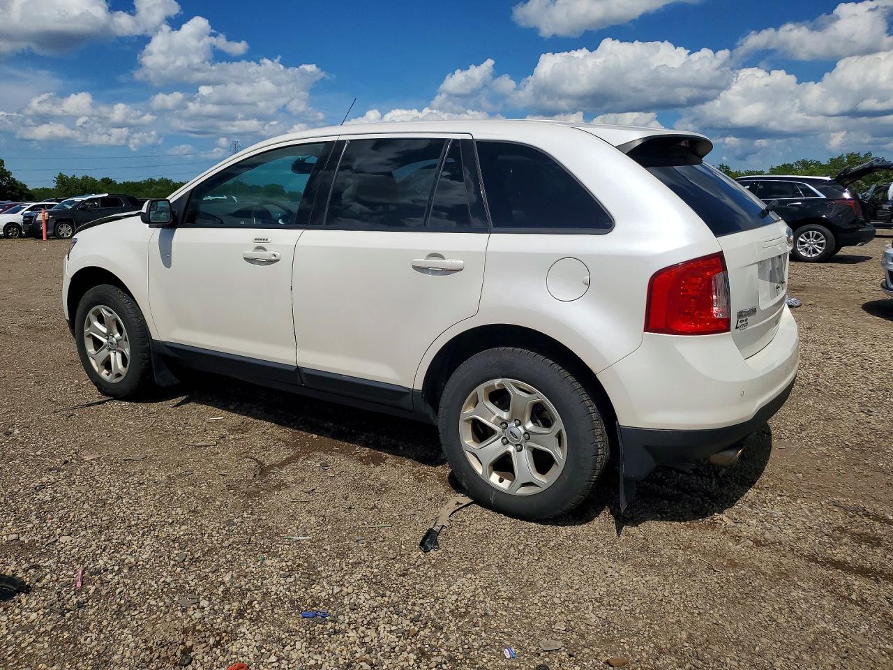2013 Ford Edge Sel Белый vin: 2FMDK4JC4DBE02583