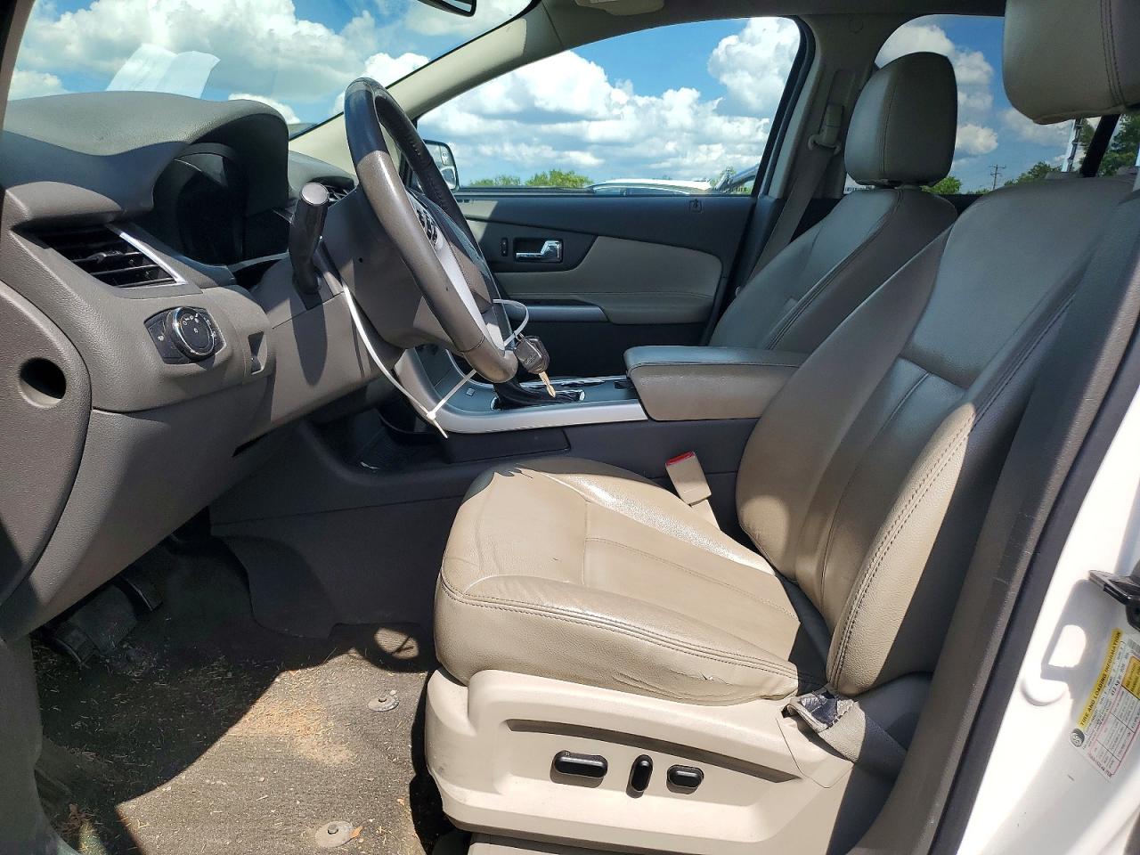 2013 Ford Edge Sel Белый vin: 2FMDK4JC4DBE02583