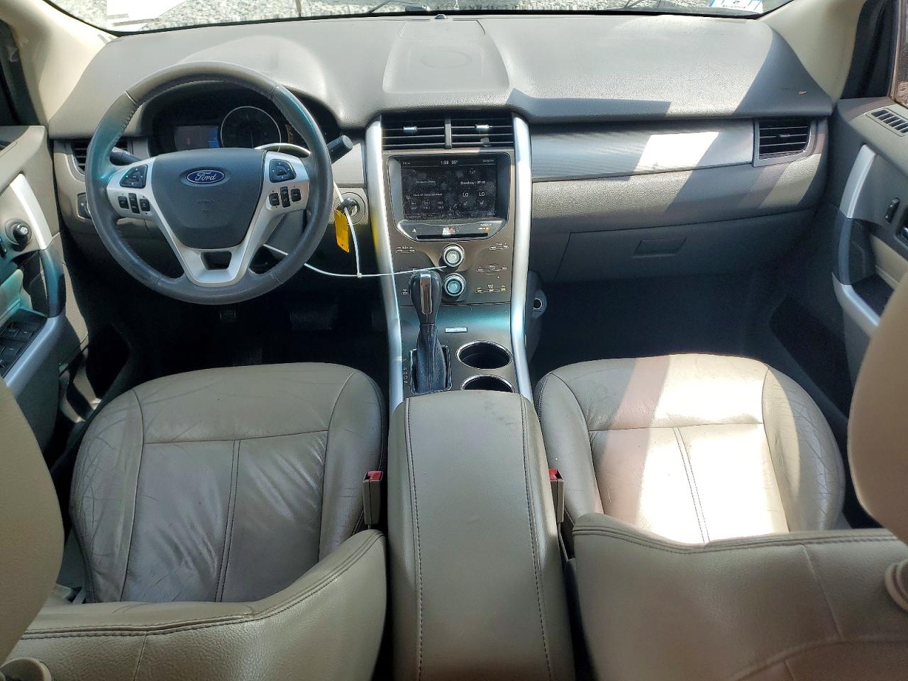 2013 Ford Edge Sel White vin: 2FMDK4JC4DBE09548