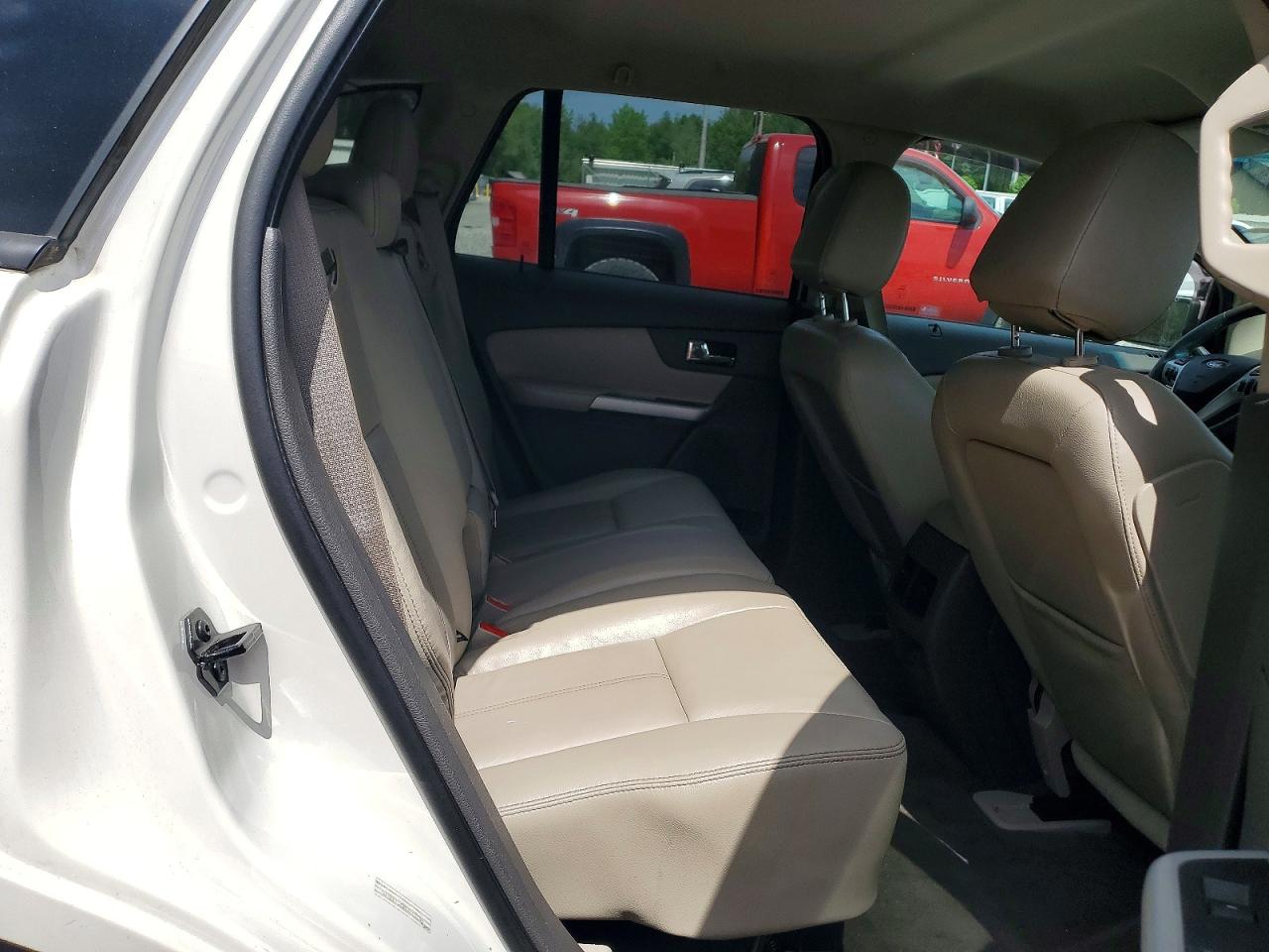 2013 Ford Edge Sel White vin: 2FMDK4JC4DBE09548