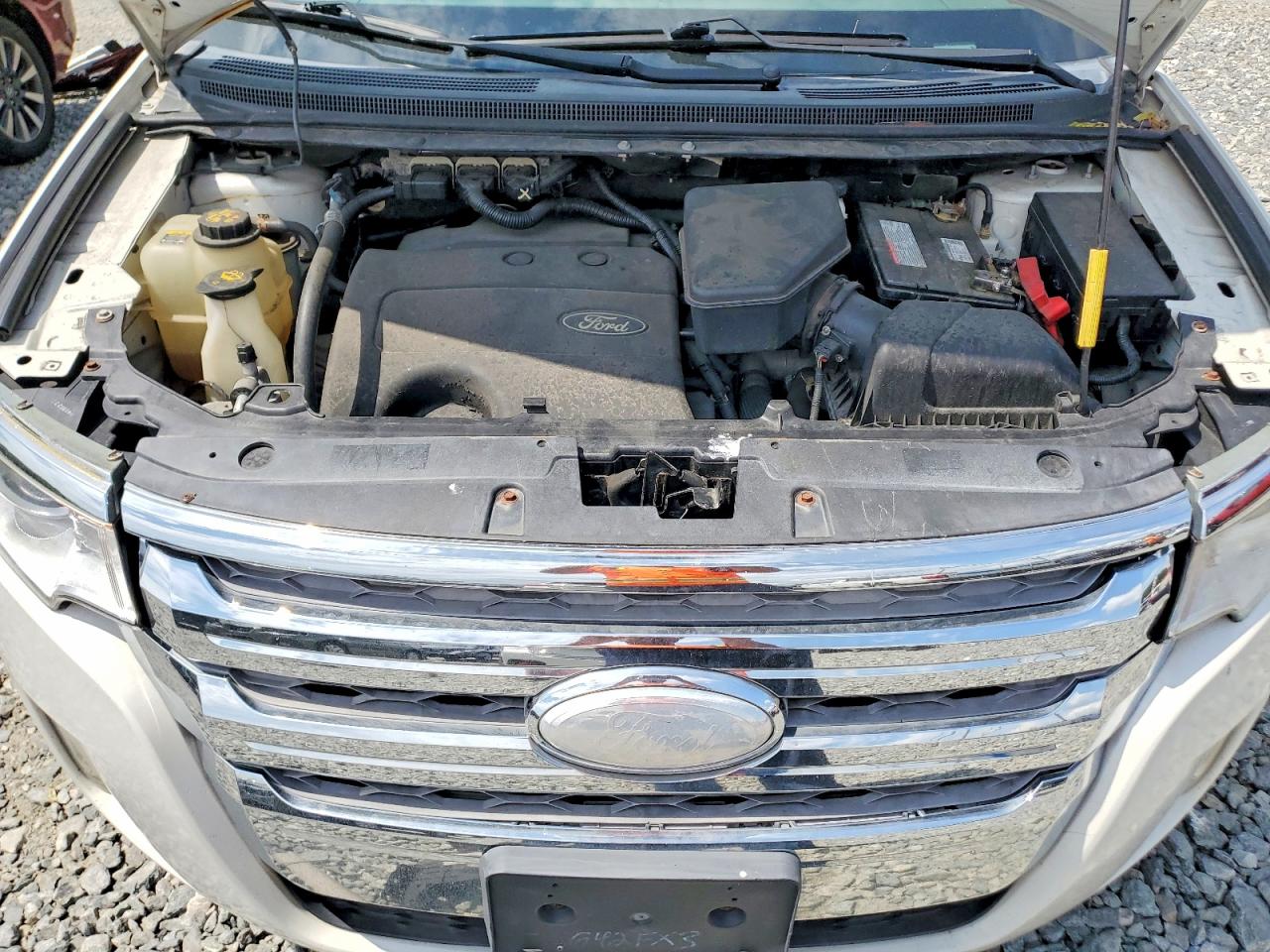 2013 Ford Edge Sel White vin: 2FMDK4JC4DBE09548