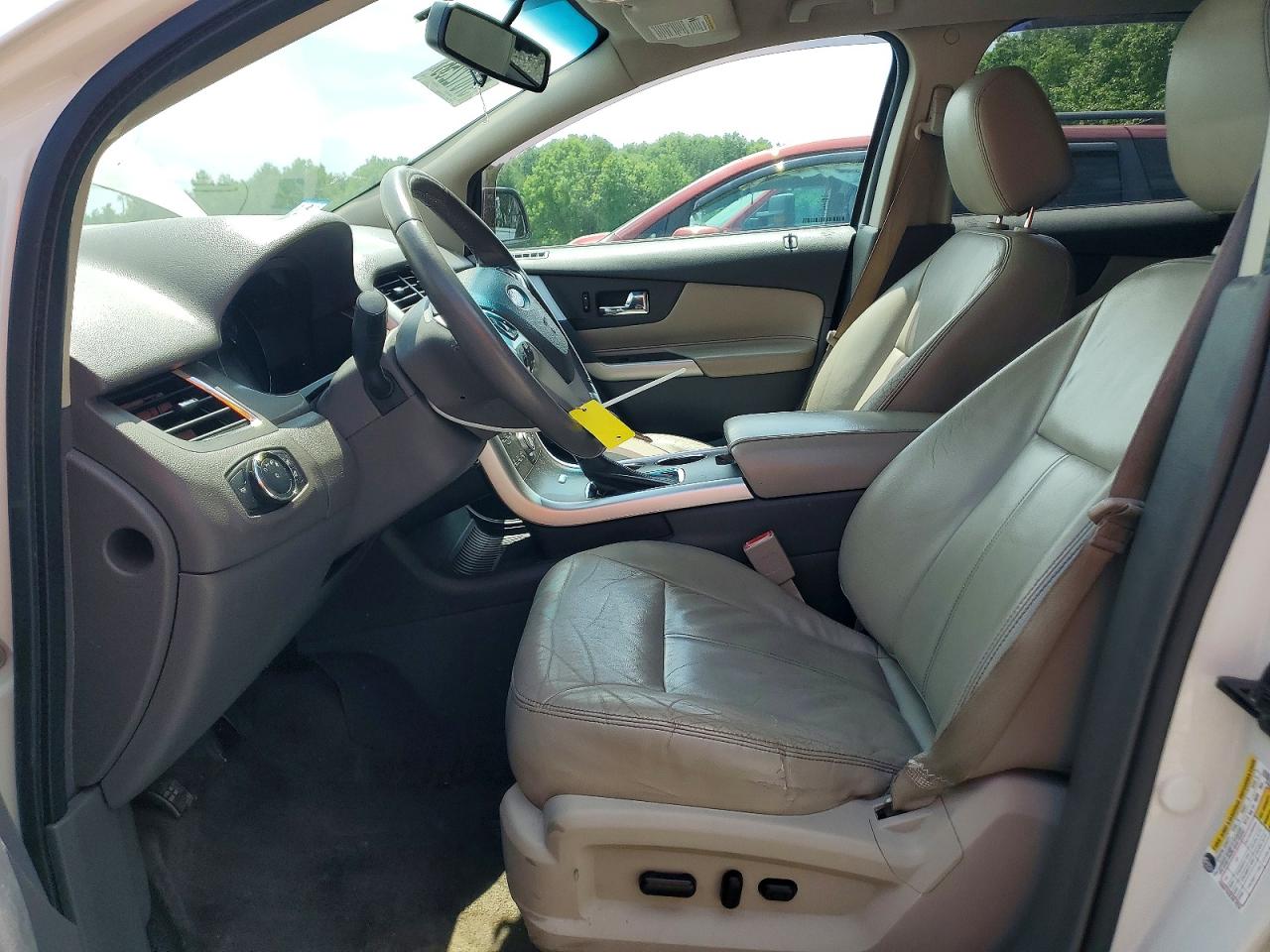 2013 Ford Edge Sel White vin: 2FMDK4JC4DBE09548