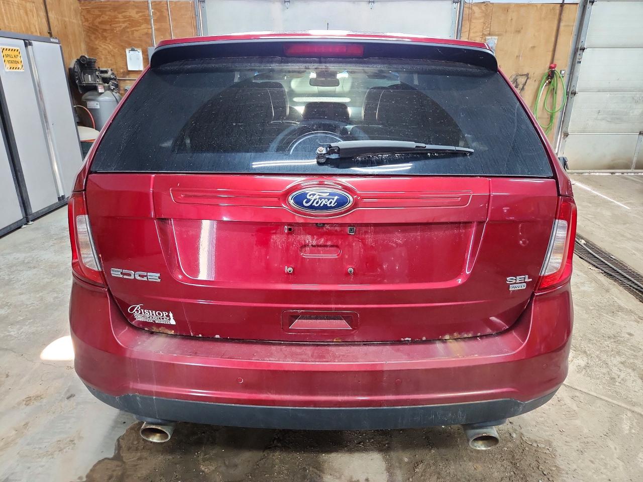 2014 Ford Edge Sel Burgundy vin: 2FMDK4JC4EBA05005