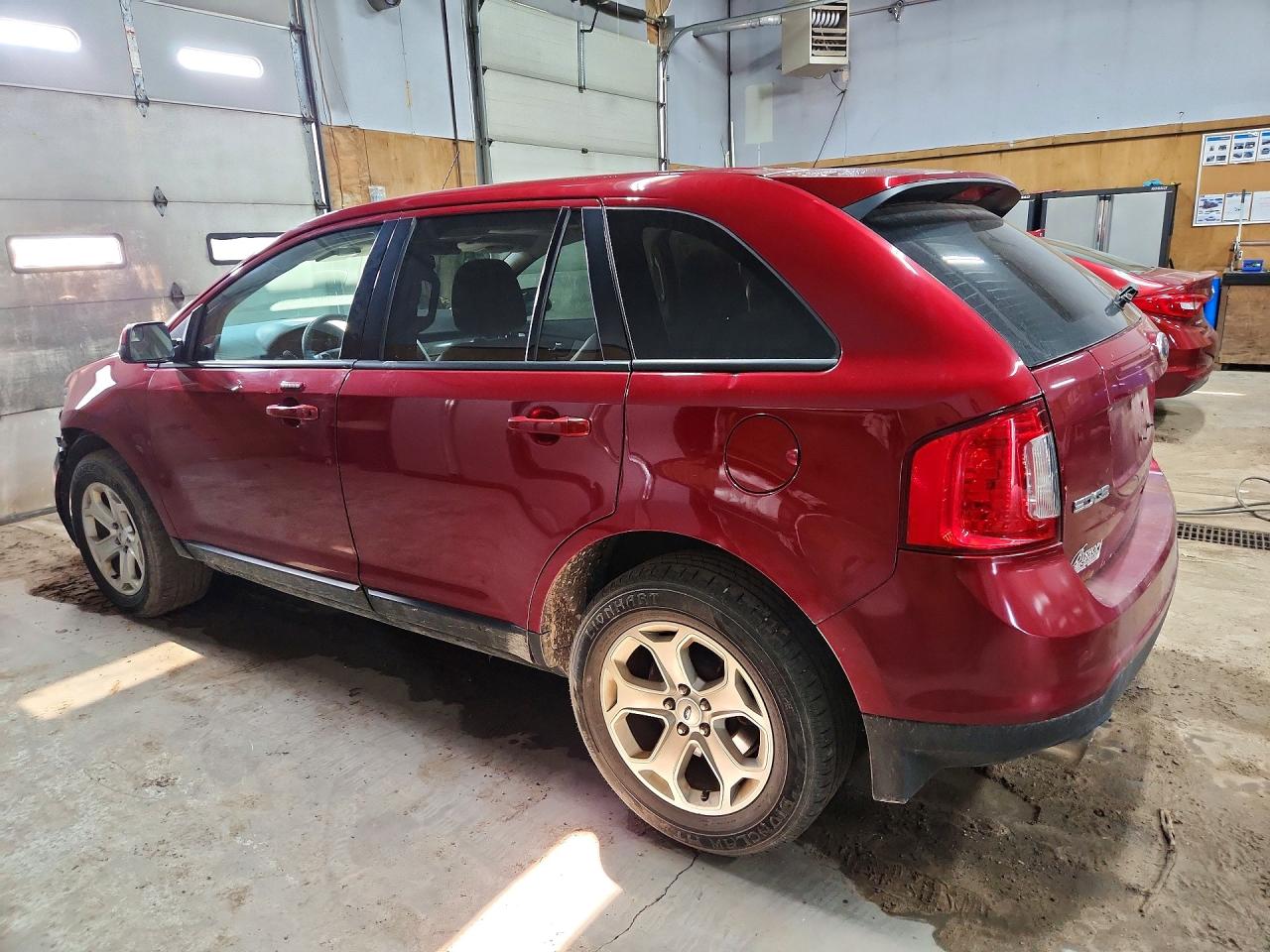 2014 Ford Edge Sel Burgundy vin: 2FMDK4JC4EBA05005