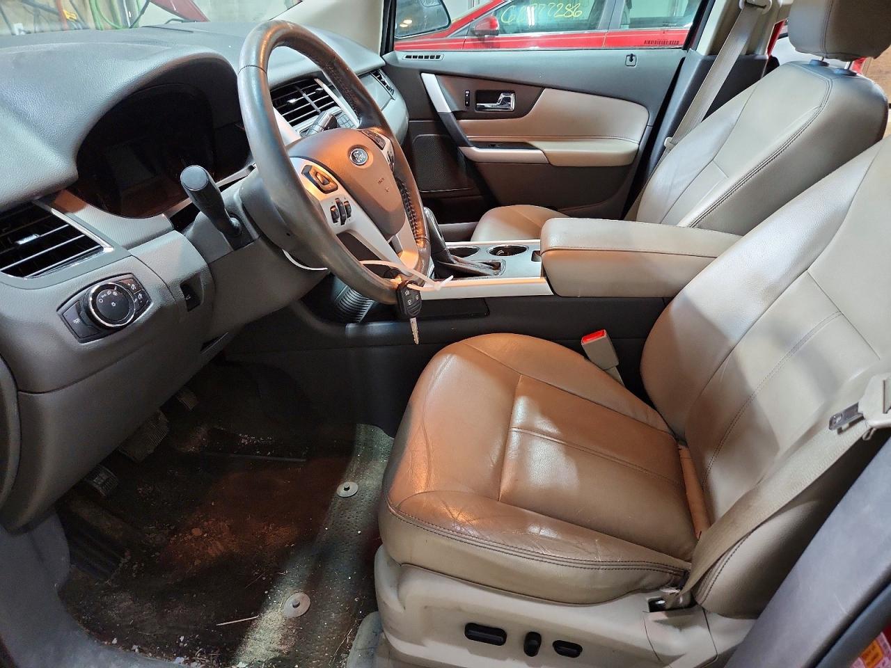 2014 Ford Edge Sel Burgundy vin: 2FMDK4JC4EBA05005