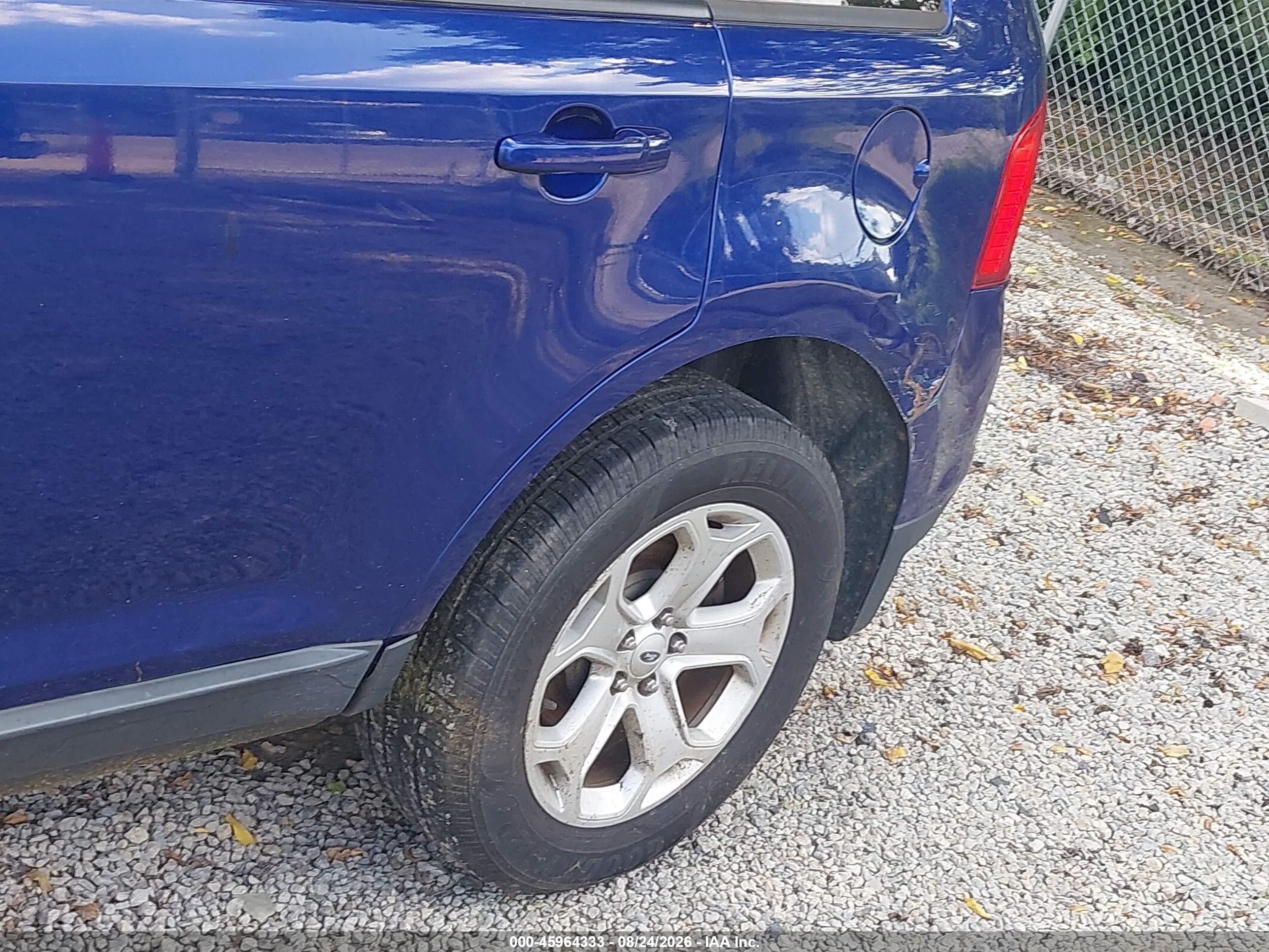 2014 Ford Edge Sel Blue vin: 2FMDK4JC4EBA37792