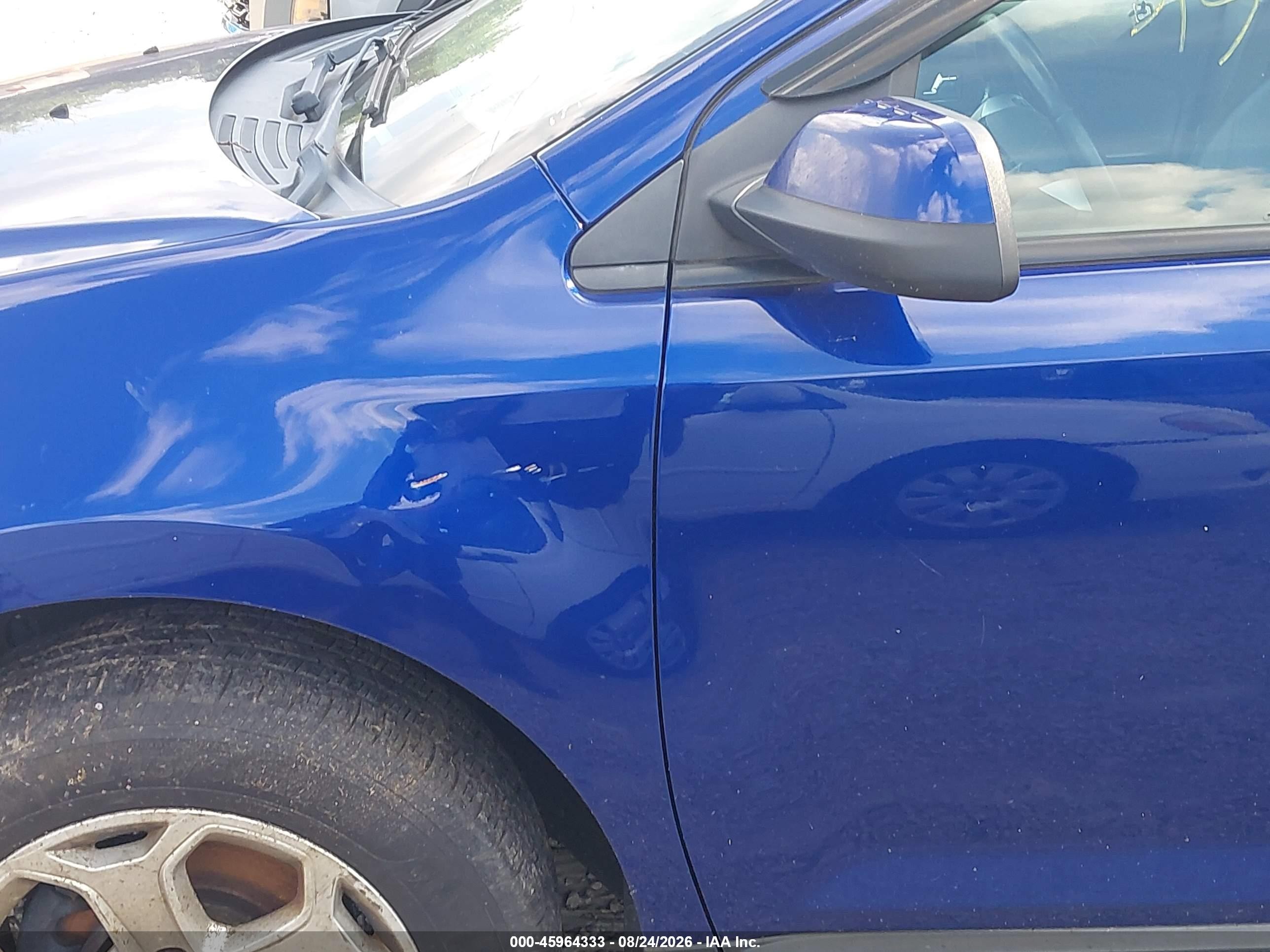 2014 Ford Edge Sel Blue vin: 2FMDK4JC4EBA37792