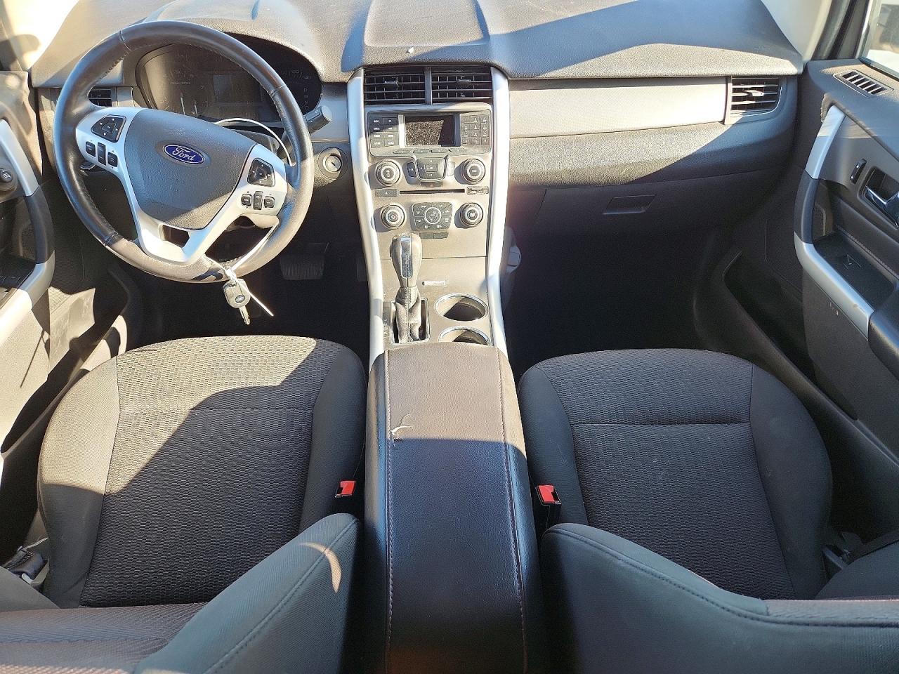 2014 Ford Edge Sel White vin: 2FMDK4JC4EBA79203