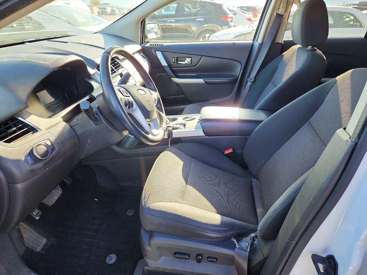 2014 Ford Edge Sel White vin: 2FMDK4JC4EBA79203