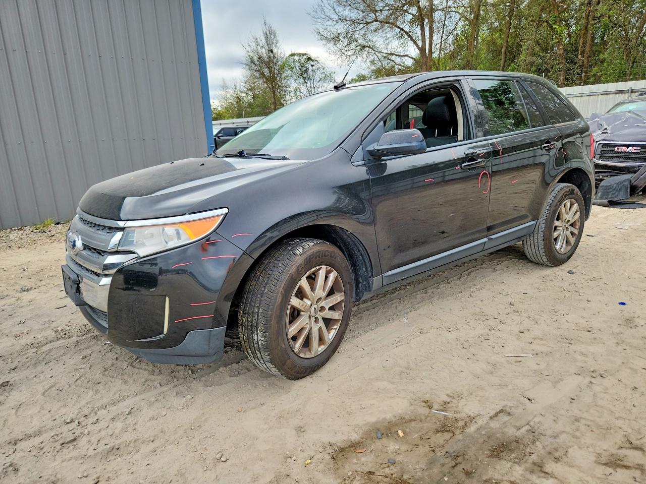 2014 Ford Edge Sel Black vin: 2FMDK4JC4EBA88774