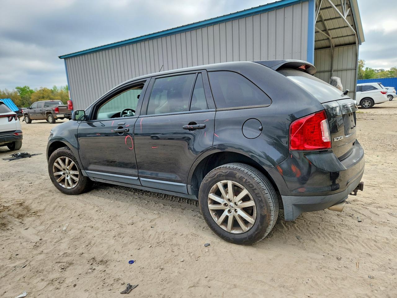 2014 Ford Edge Sel Black vin: 2FMDK4JC4EBA88774