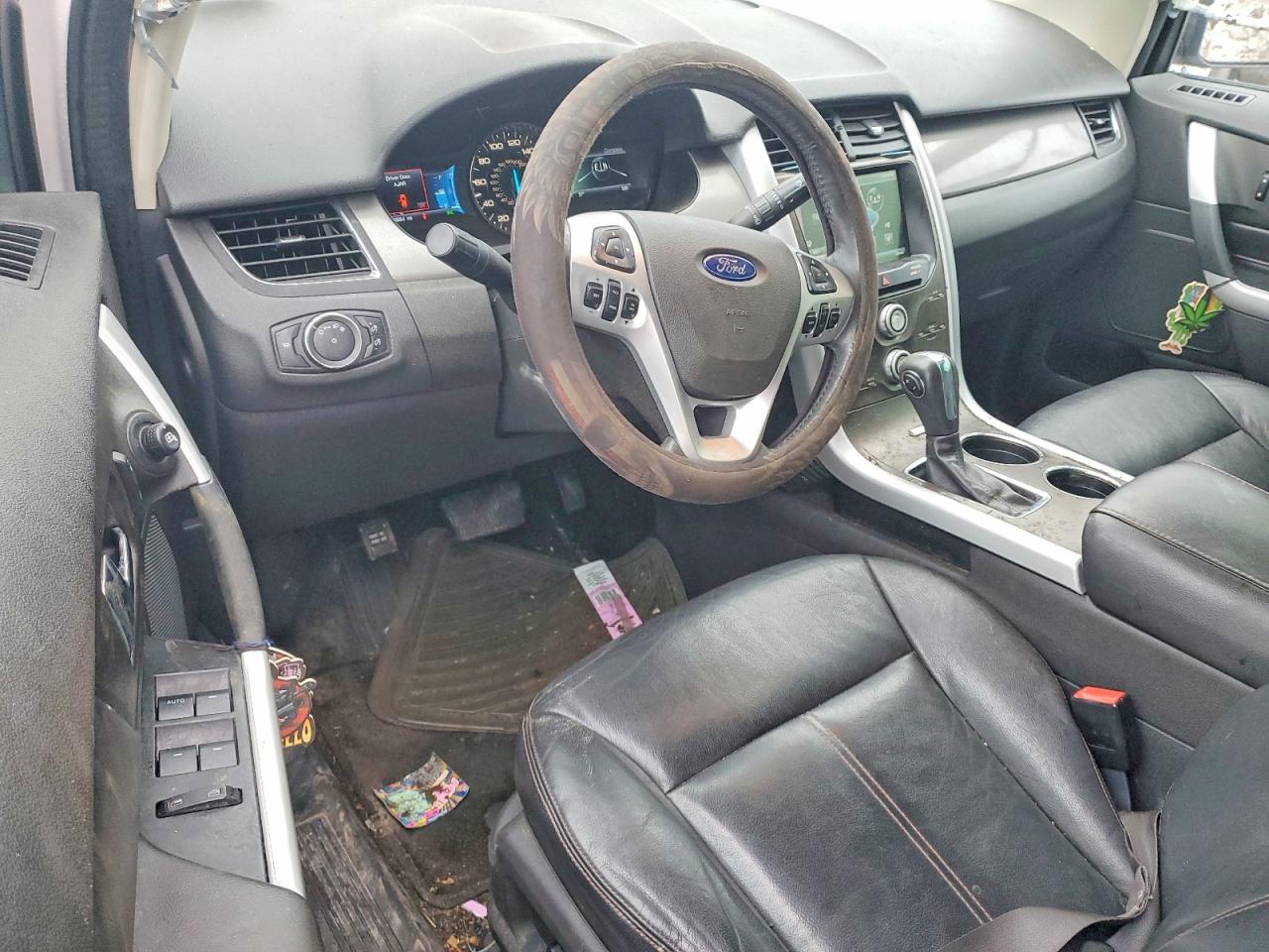 2014 Ford Edge Sel White vin: 2FMDK4JC4EBA98317