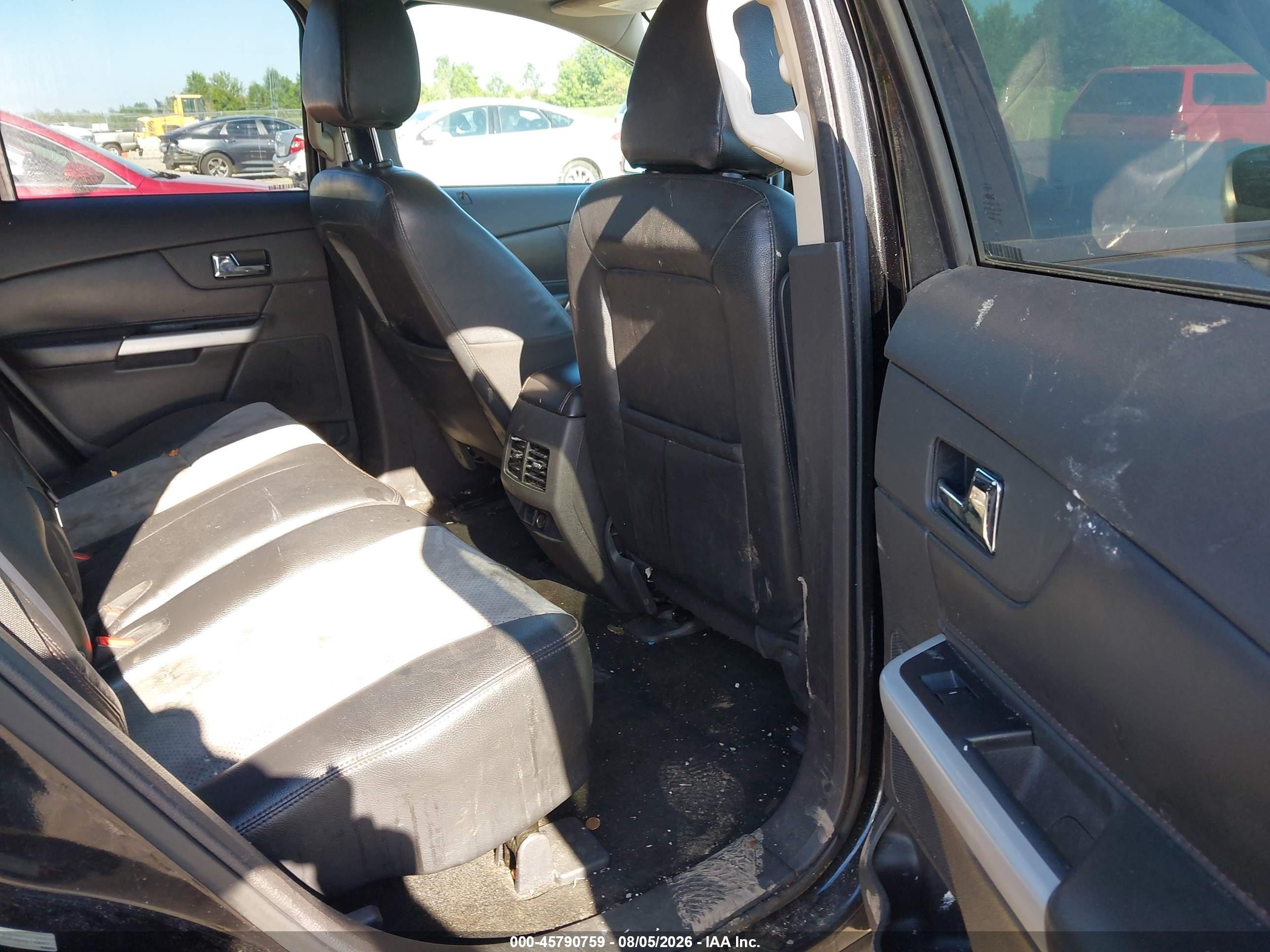 2014 Ford Edge Sel Черный vin: 2FMDK4JC4EBB14497