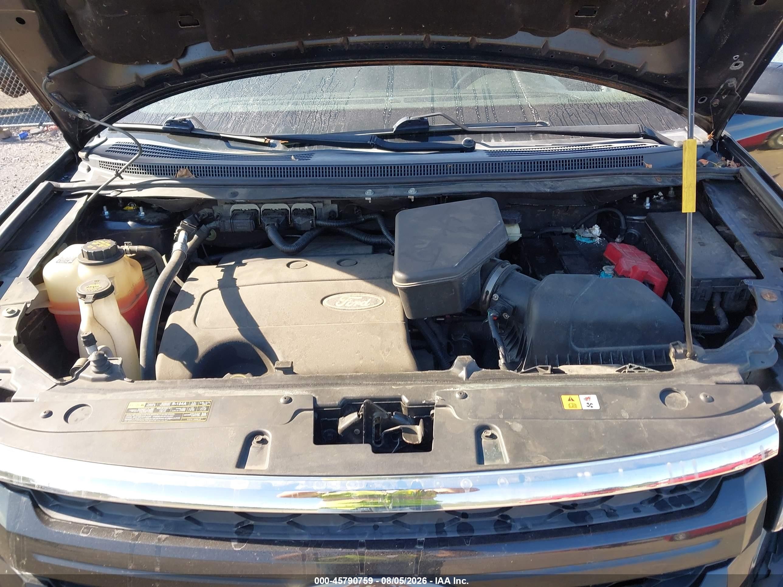 2014 Ford Edge Sel Черный vin: 2FMDK4JC4EBB14497