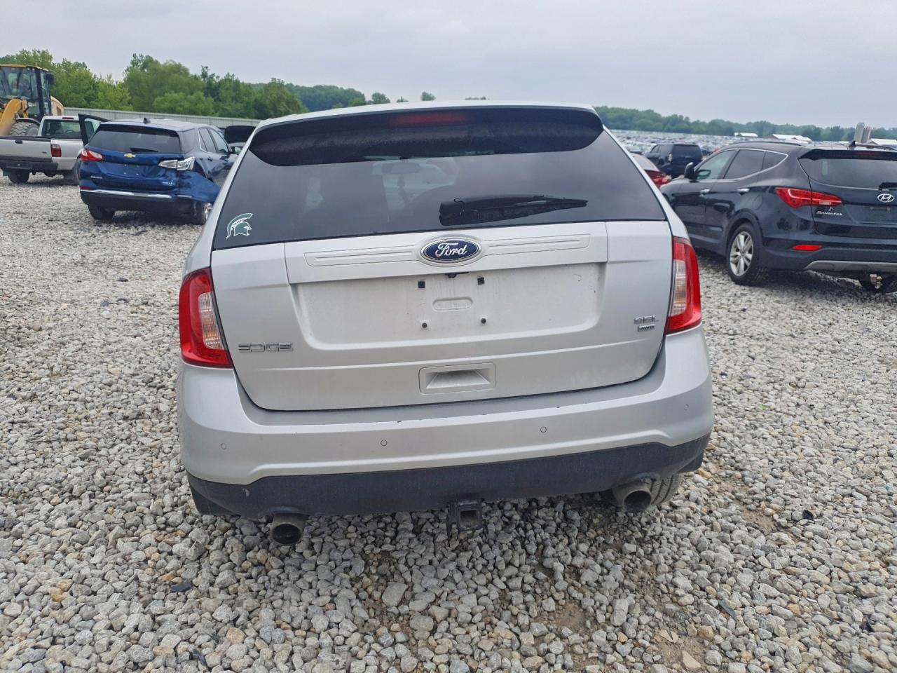 2014 Ford Edge Sel Серебряный vin: 2FMDK4JC4EBB17609