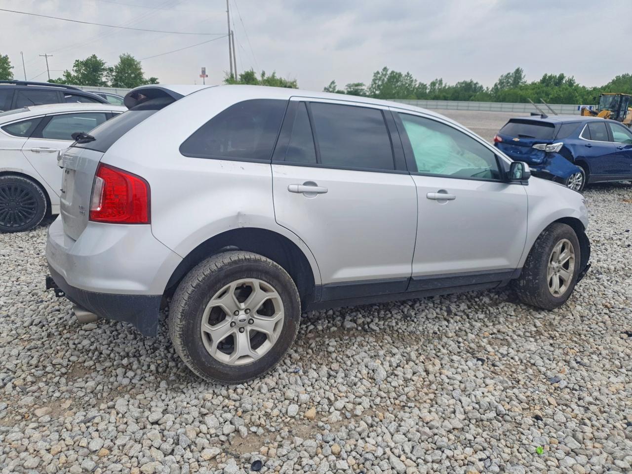 2014 Ford Edge Sel Серебряный vin: 2FMDK4JC4EBB17609