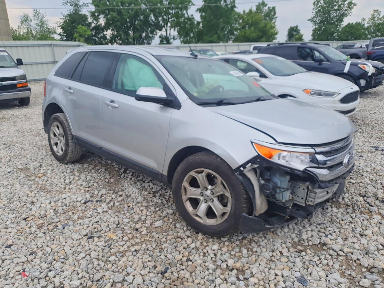 2014 Ford Edge Sel Серебряный vin: 2FMDK4JC4EBB17609