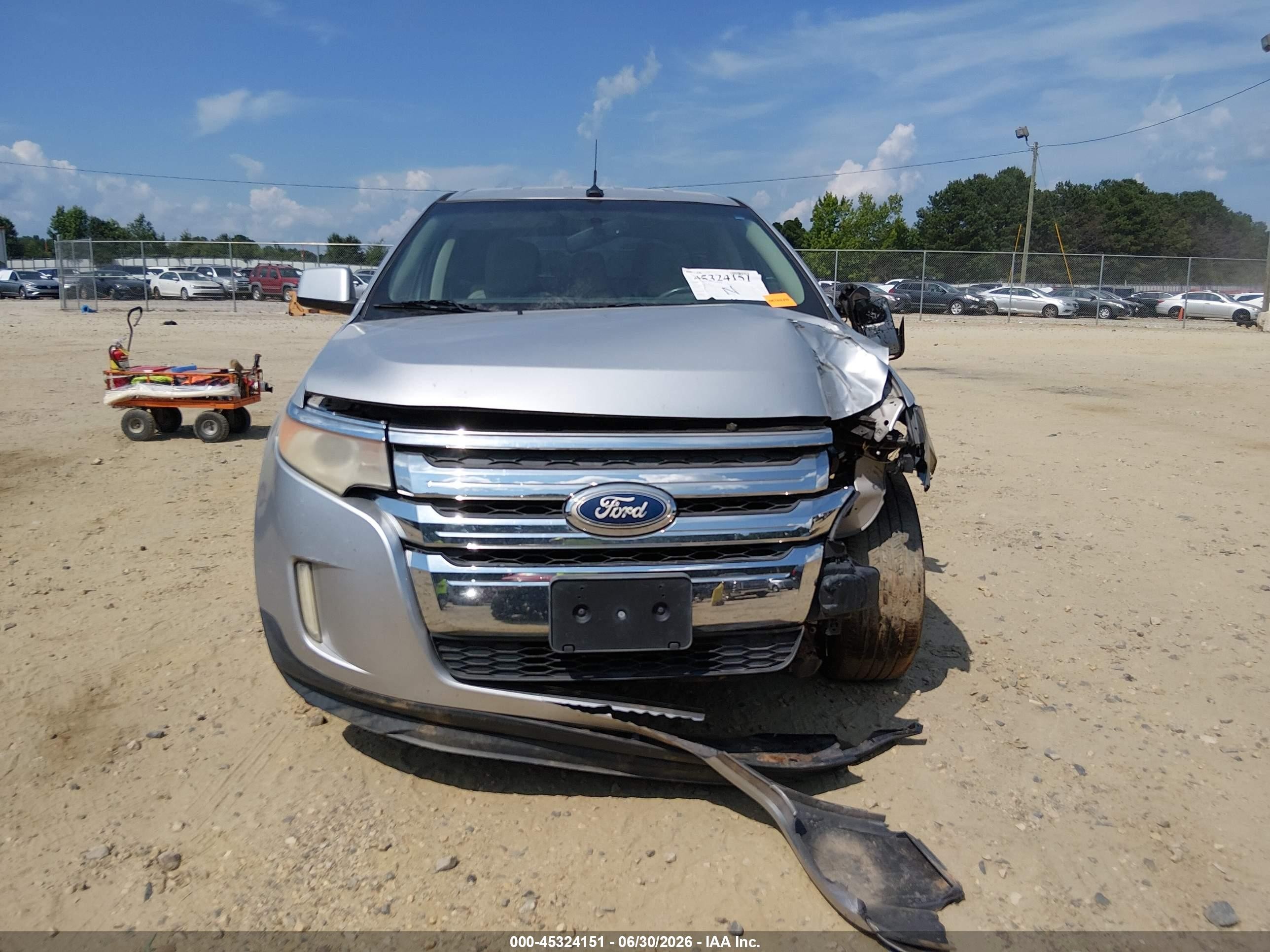 2011 Ford Edge Sel Серебряный vin: 2FMDK4JC5BBA65287
