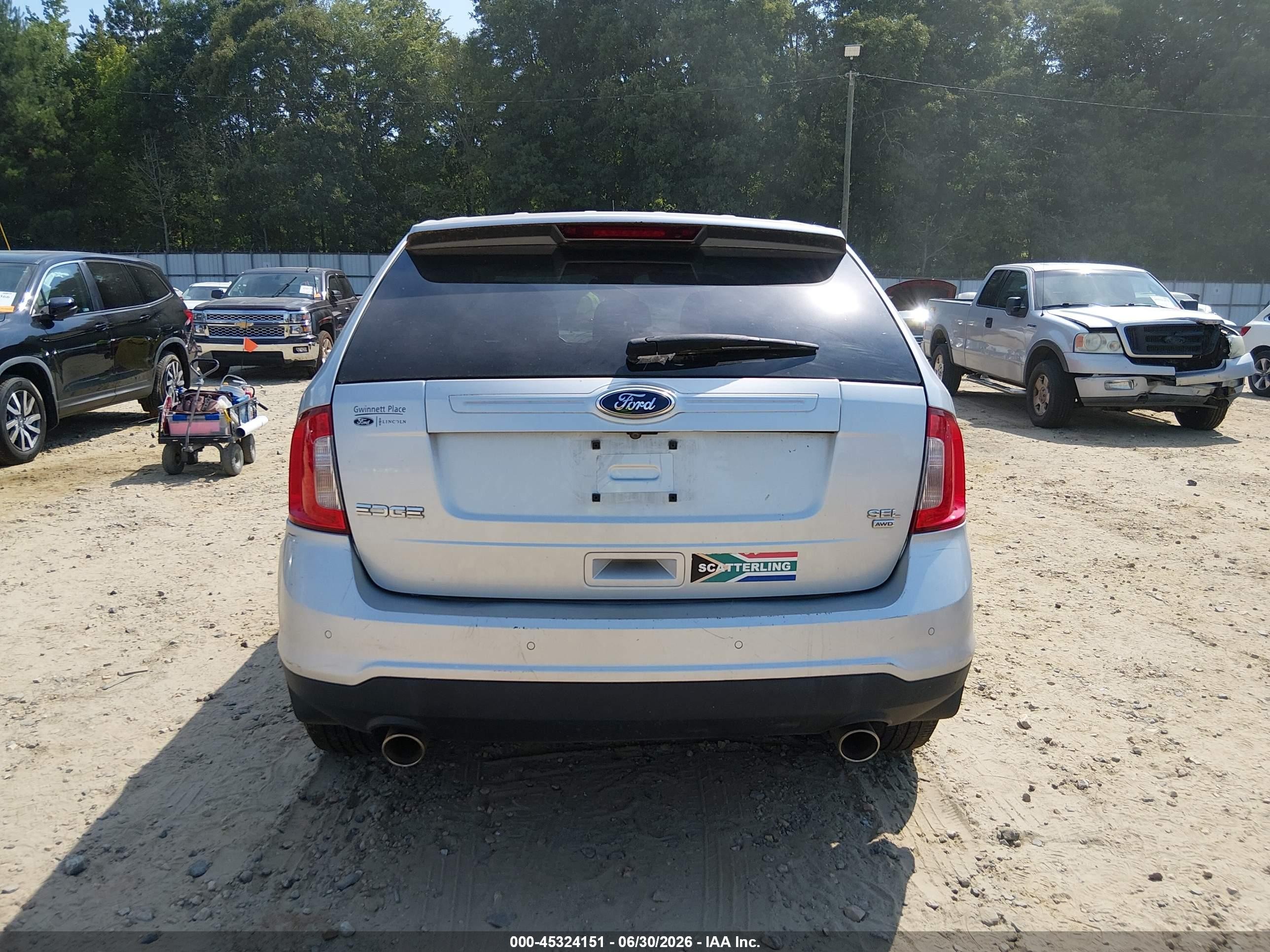 2011 Ford Edge Sel Серебряный vin: 2FMDK4JC5BBA65287
