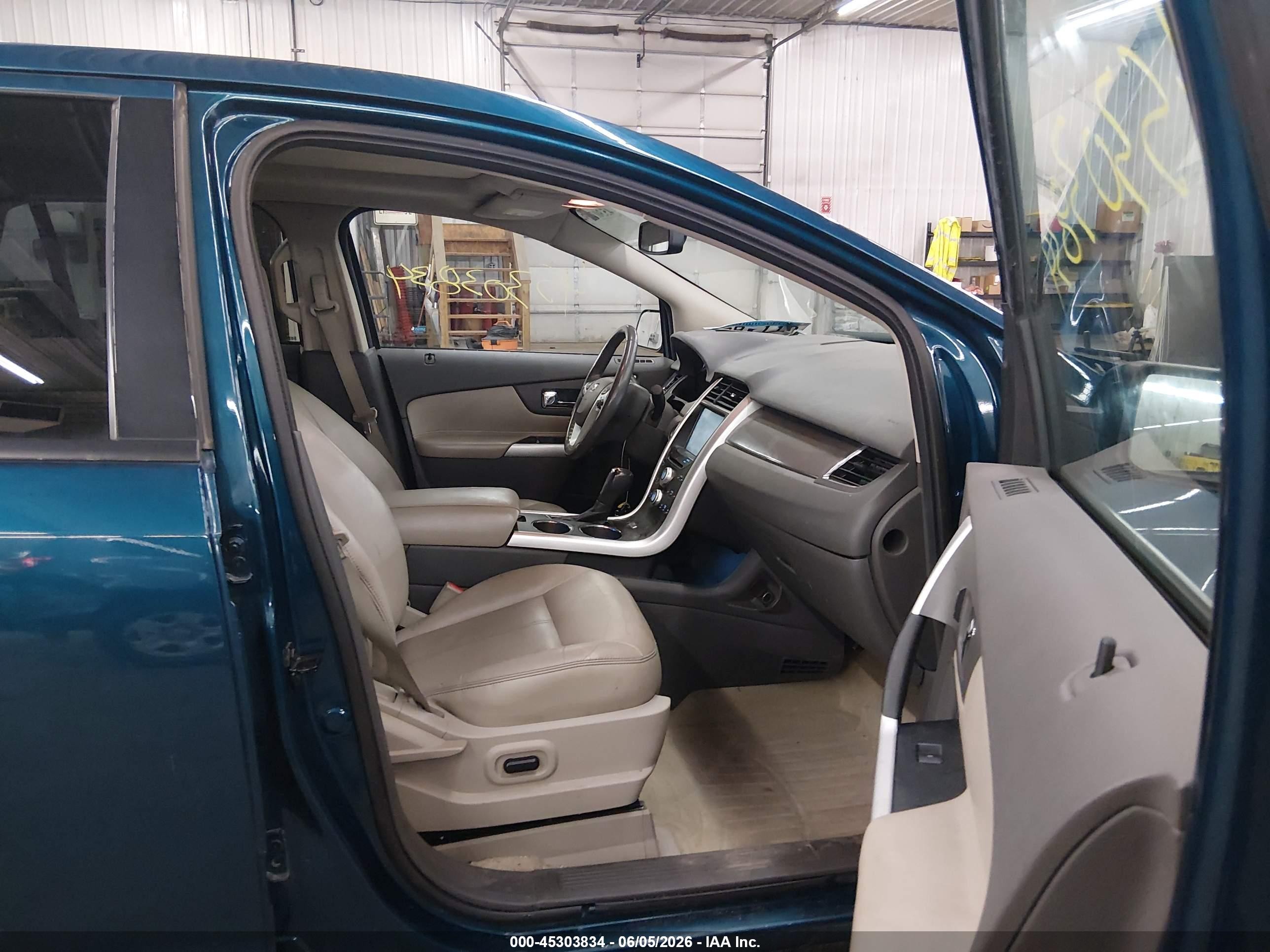 2011 Ford Edge Sel Turquoise vin: 2FMDK4JC5BBB11281