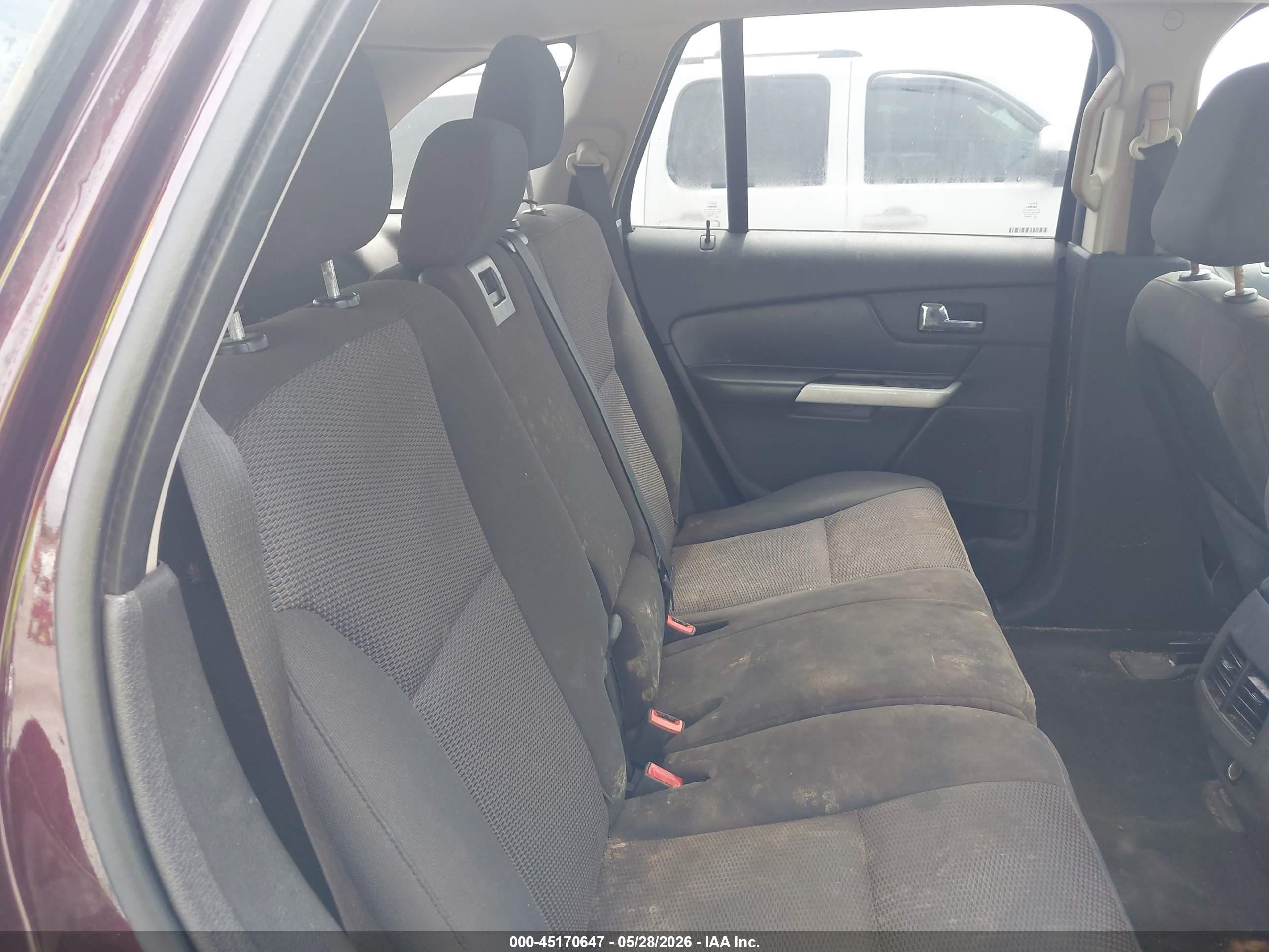 2011 Ford Edge Sel Burgundy vin: 2FMDK4JC5BBB12995