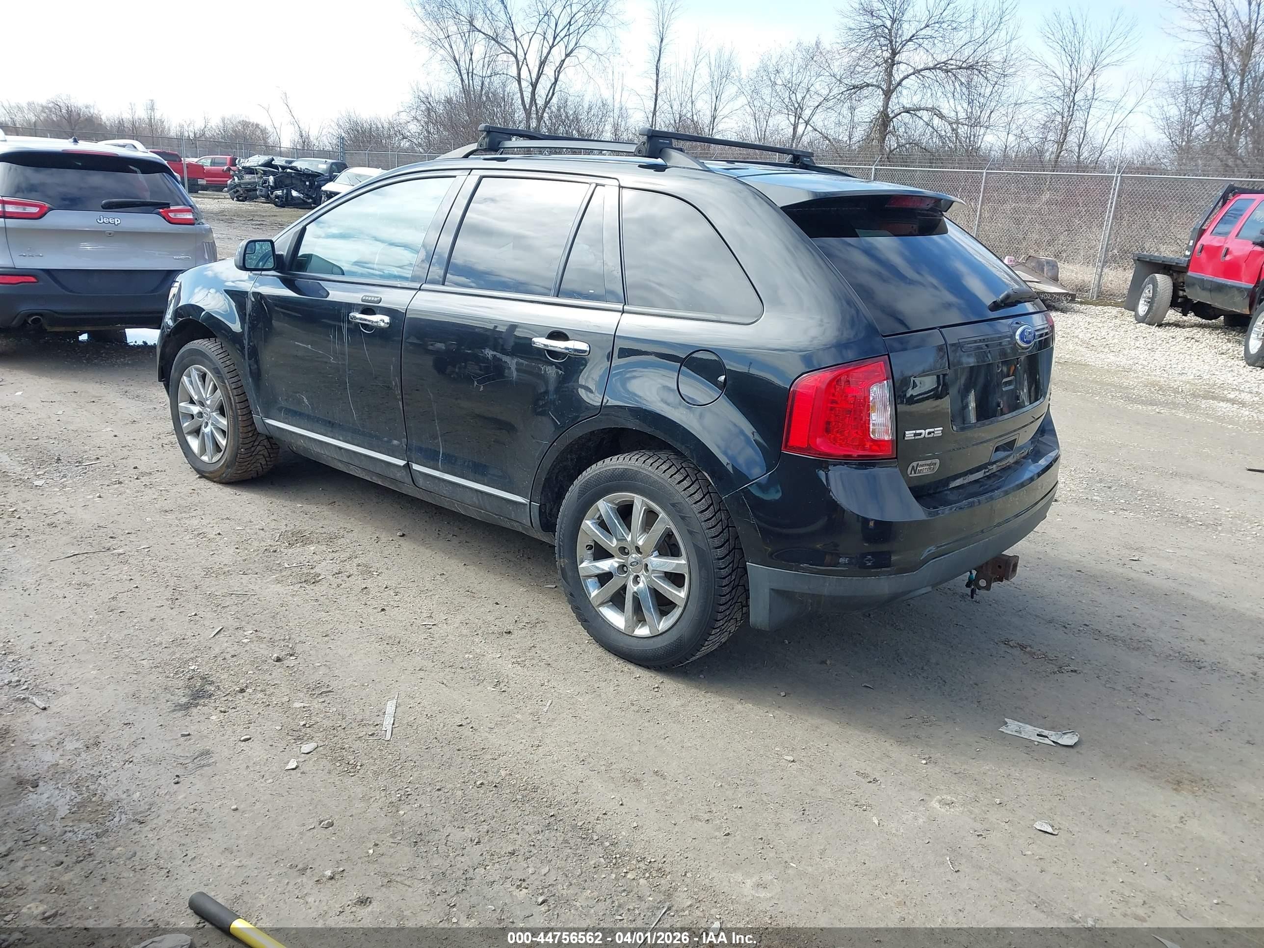 2011 Ford Edge Sel Black vin: 2FMDK4JC5BBB20787