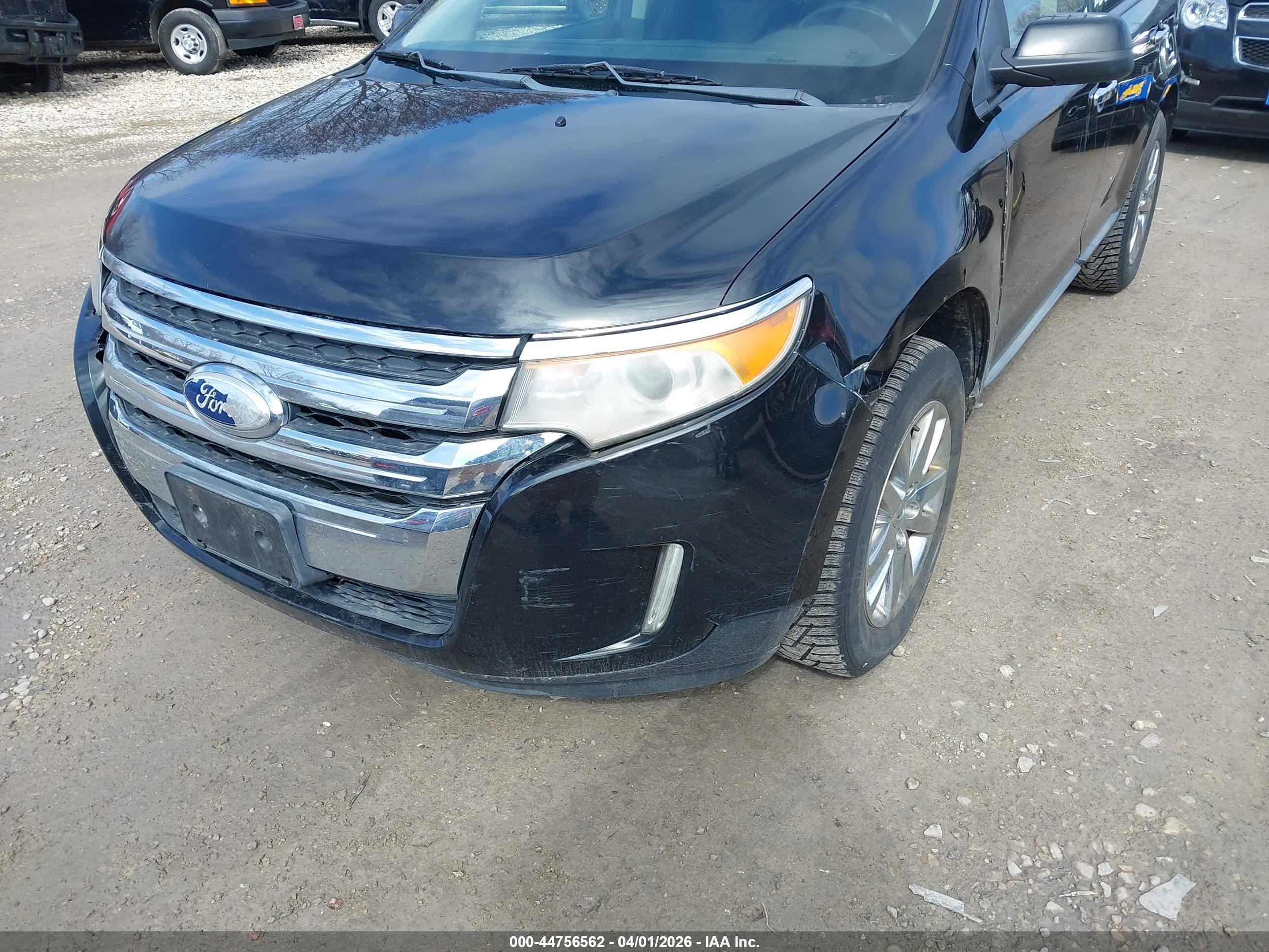 2011 Ford Edge Sel Black vin: 2FMDK4JC5BBB20787