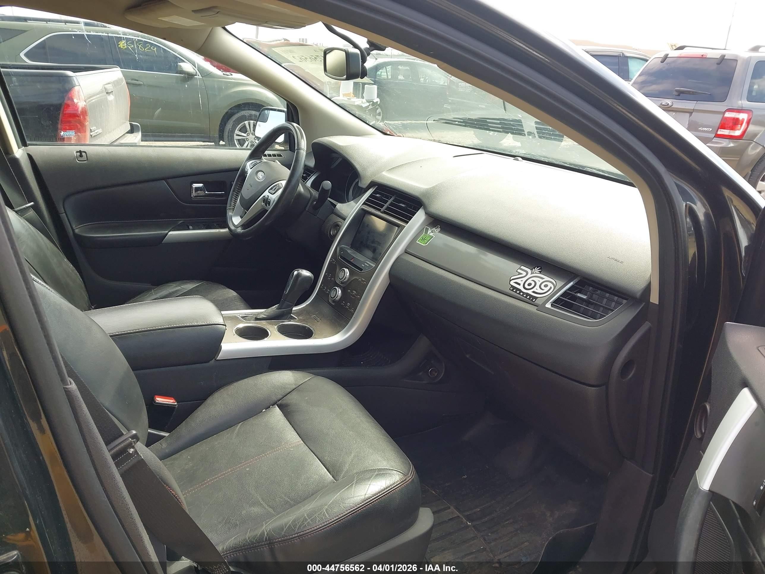 2011 Ford Edge Sel Black vin: 2FMDK4JC5BBB20787