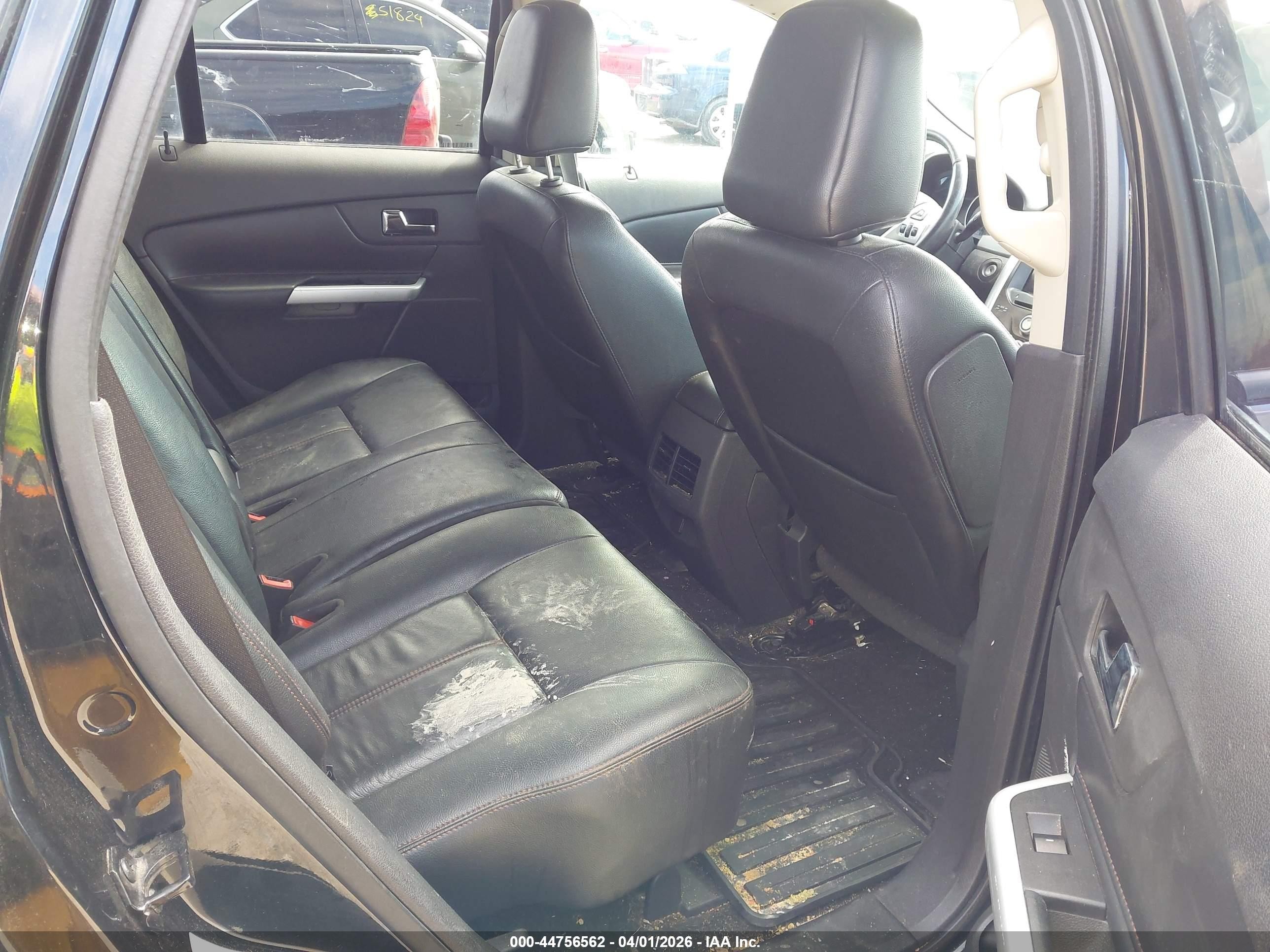 2011 Ford Edge Sel Black vin: 2FMDK4JC5BBB20787