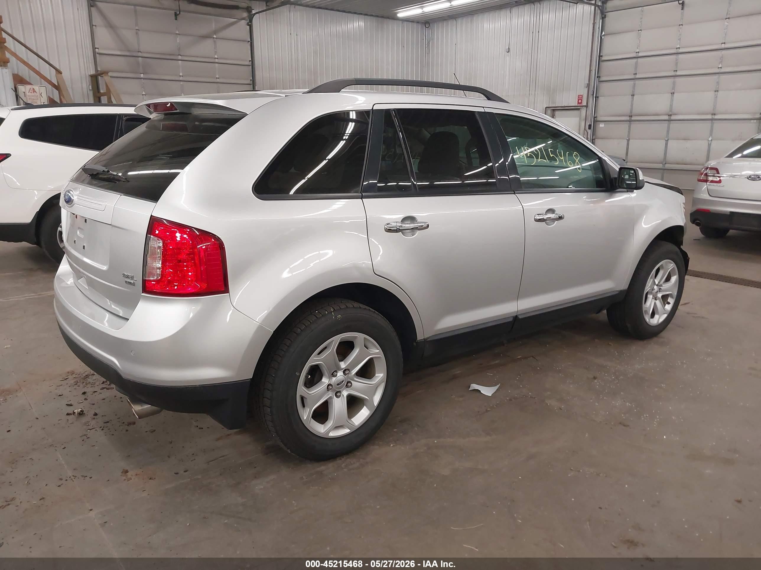 2011 Ford Edge Sel Silver vin: 2FMDK4JC5BBB27593