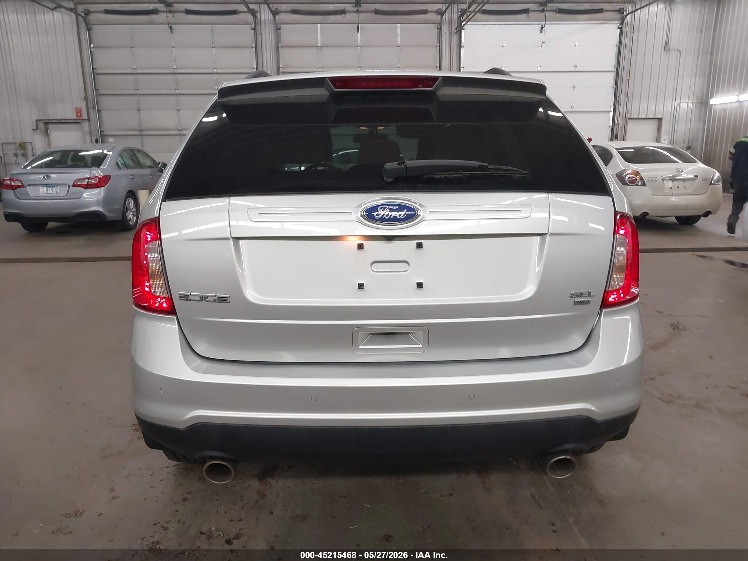 2011 Ford Edge Sel Silver vin: 2FMDK4JC5BBB27593