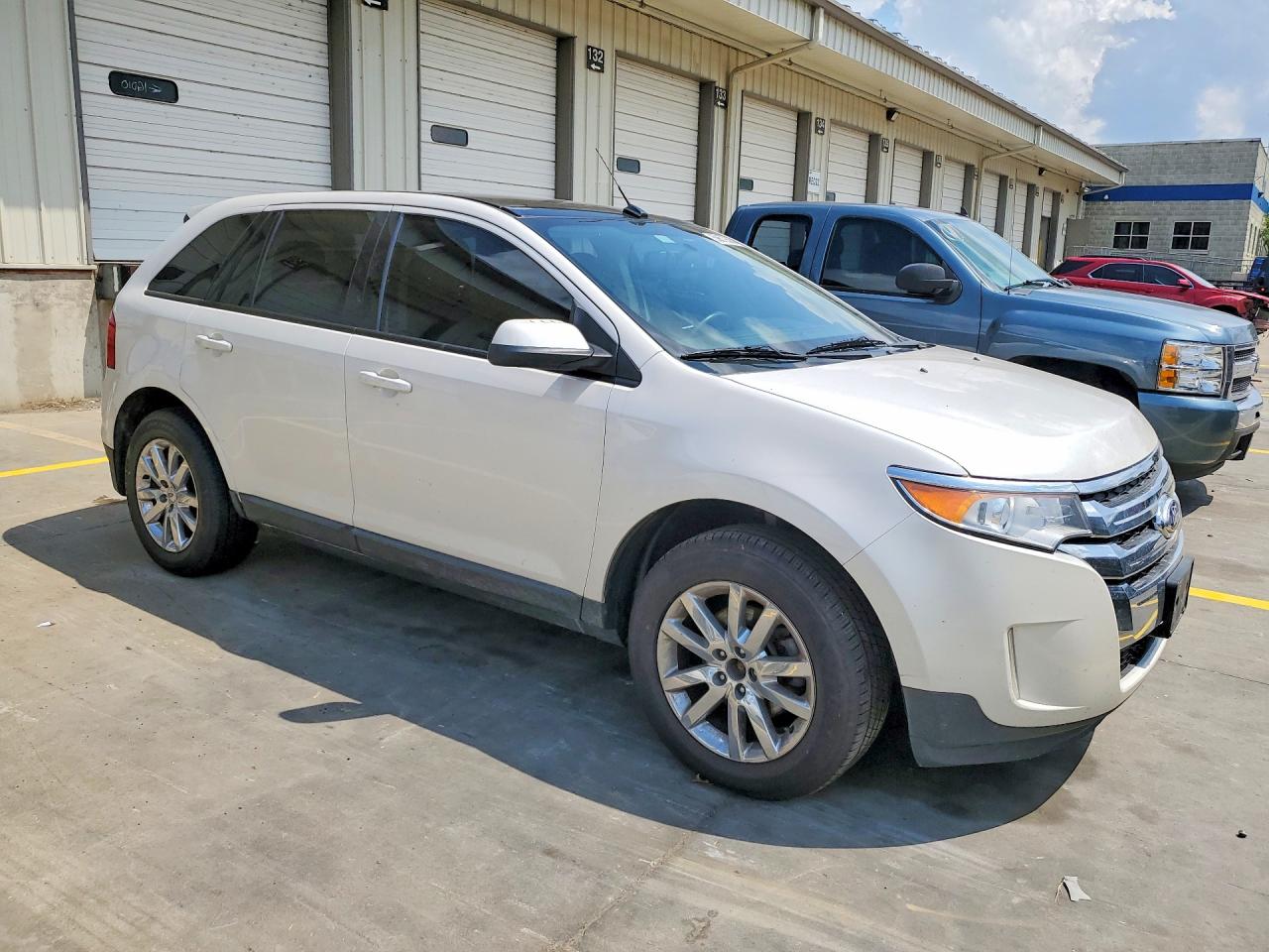 2012 Ford Edge Sel White vin: 2FMDK4JC5CBA01199