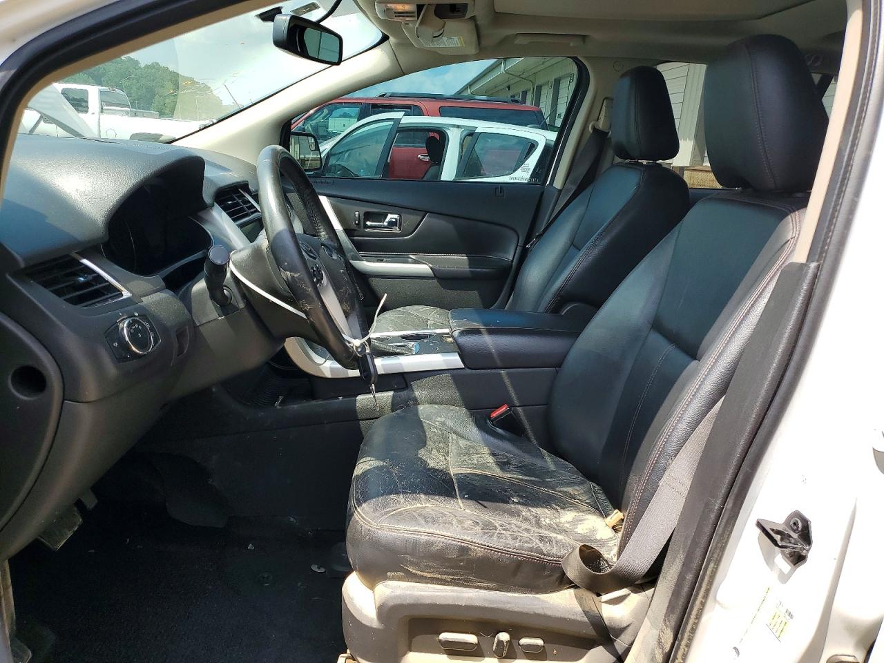 2012 Ford Edge Sel White vin: 2FMDK4JC5CBA01199
