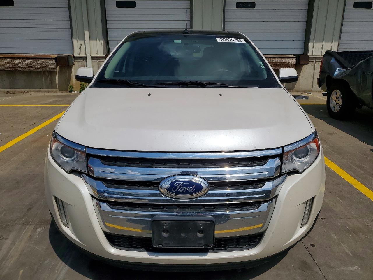 2012 Ford Edge Sel White vin: 2FMDK4JC5CBA01199