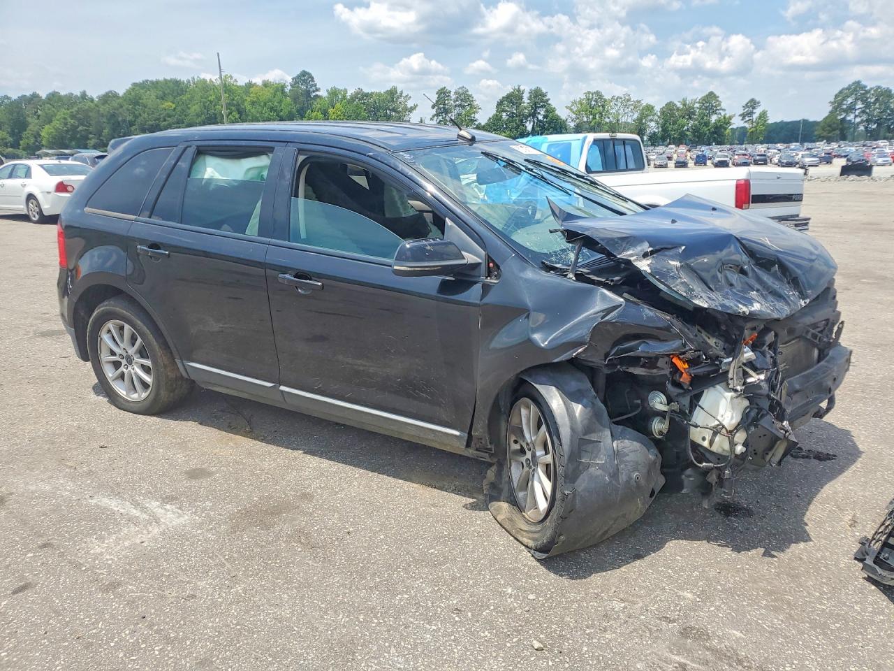 2012 Ford Edge Sel Черный vin: 2FMDK4JC5CBA33036