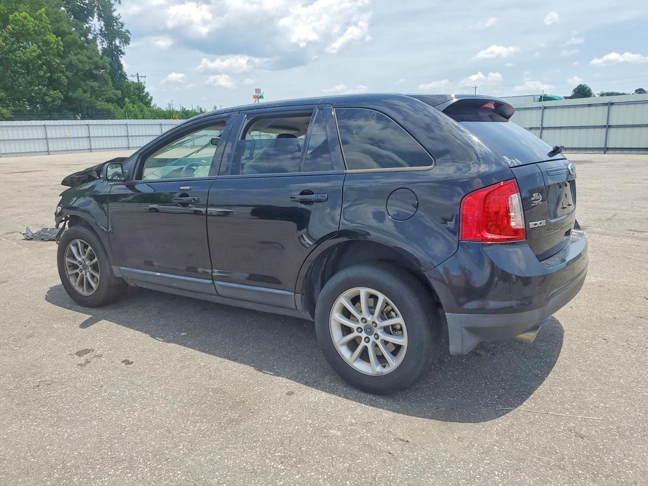 2012 Ford Edge Sel Черный vin: 2FMDK4JC5CBA33036