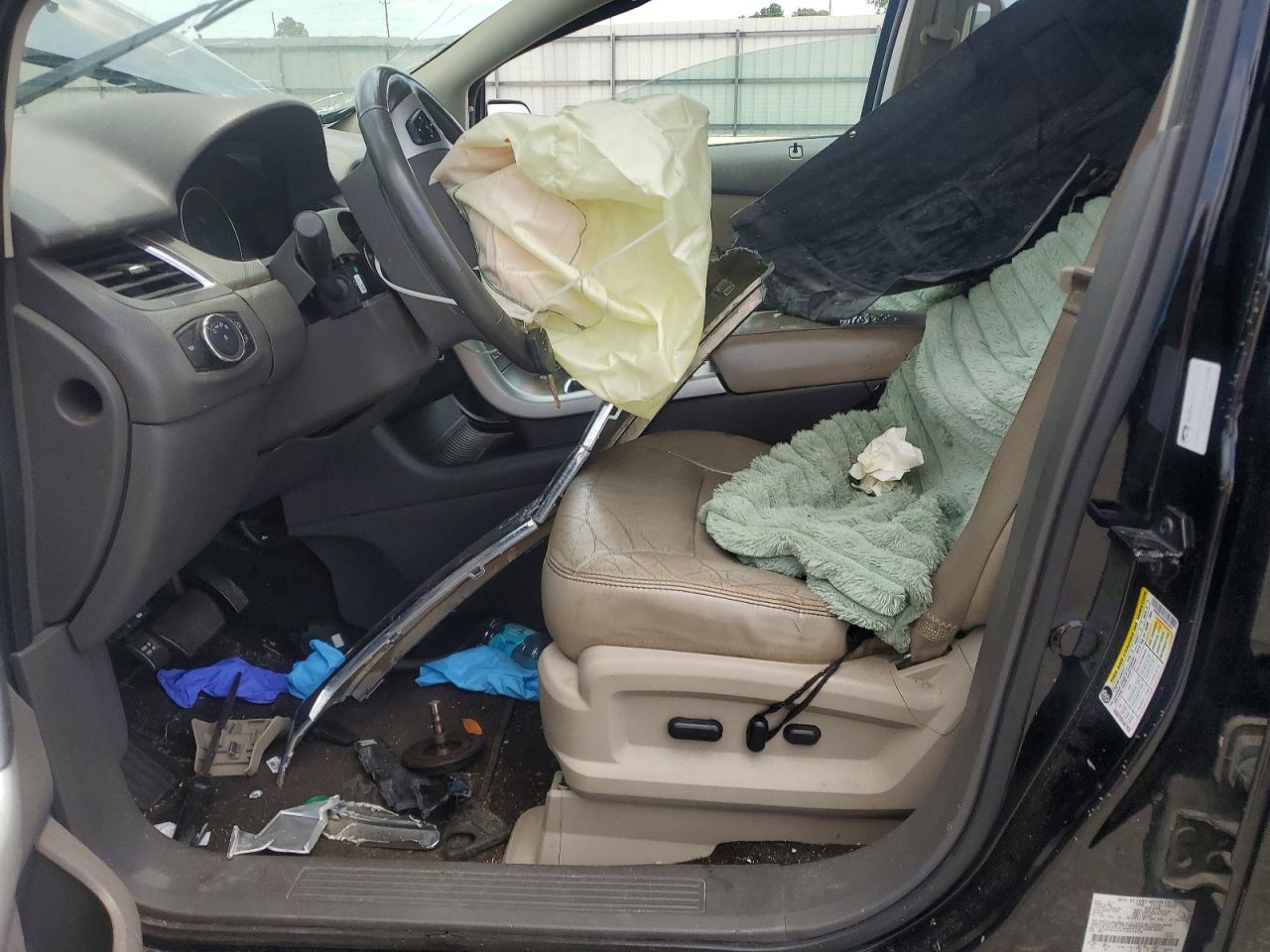 2012 Ford Edge Sel Черный vin: 2FMDK4JC5CBA33036