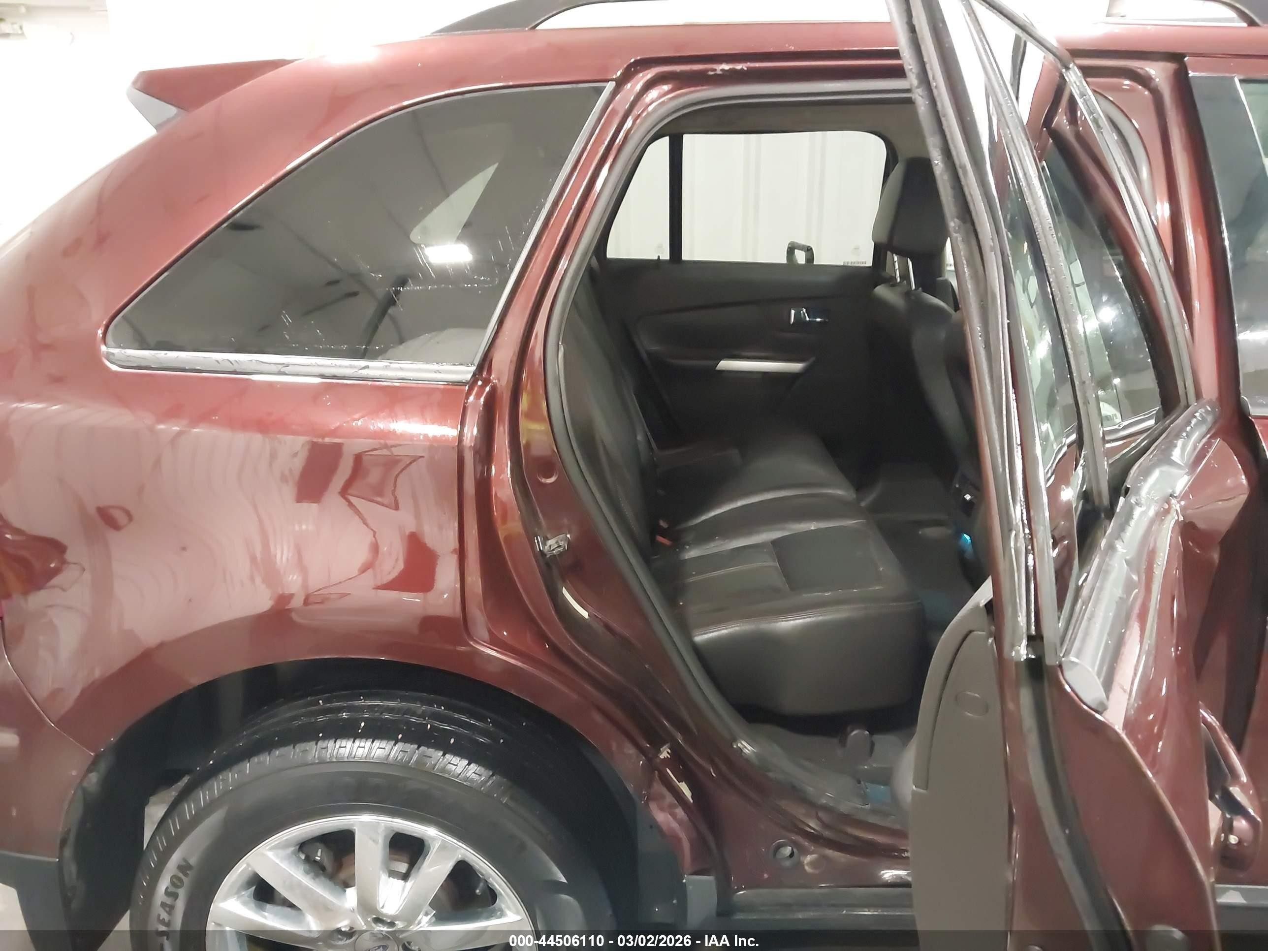 2012 Ford Edge Sel Темно-бордовый vin: 2FMDK4JC5CBA69826