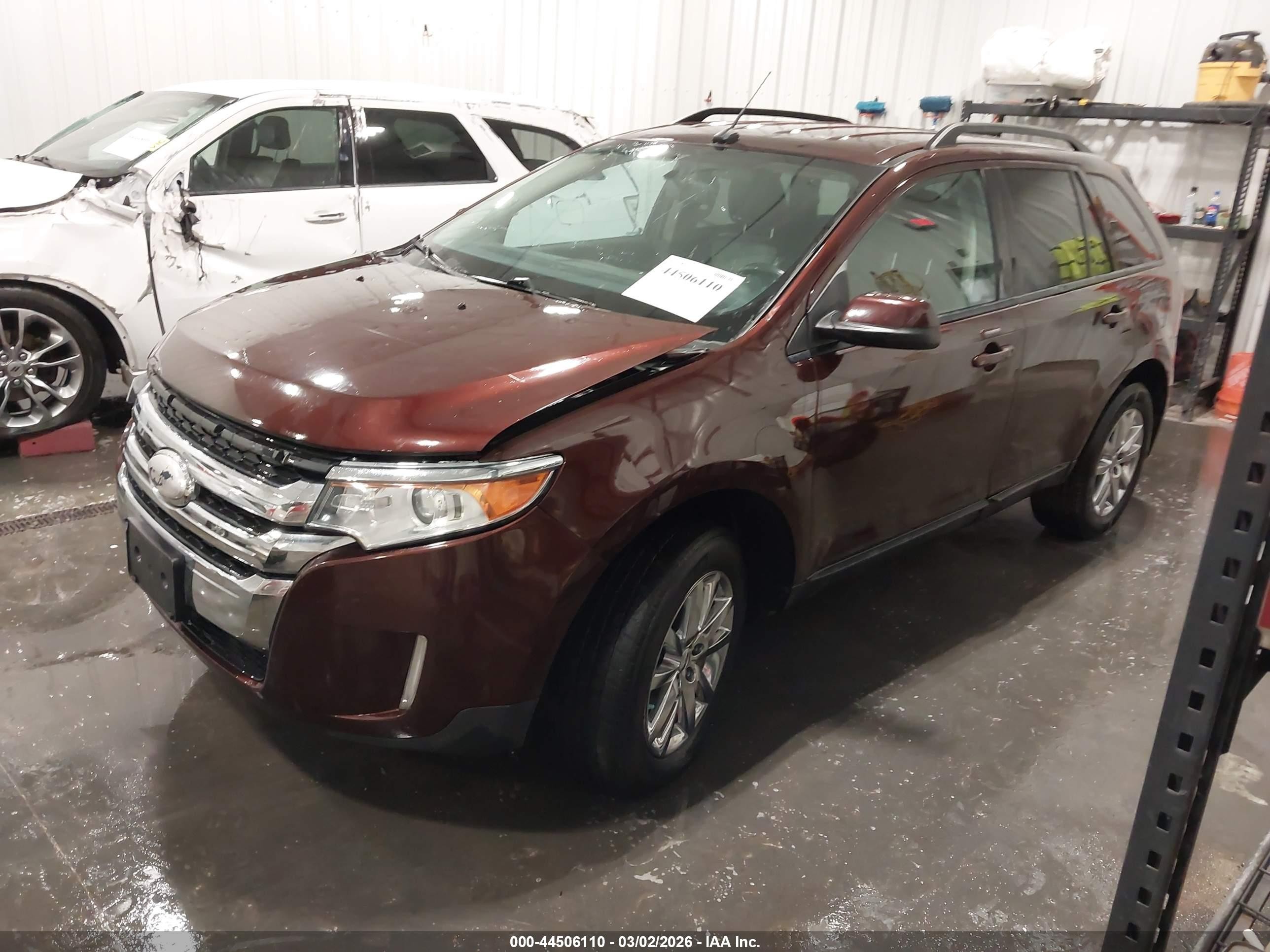 2012 Ford Edge Sel Темно-бордовый vin: 2FMDK4JC5CBA69826