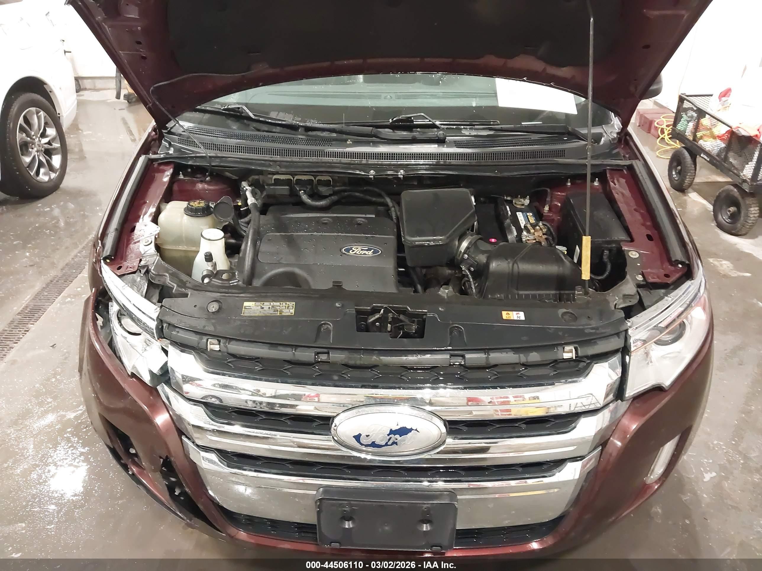 2012 Ford Edge Sel Темно-бордовый vin: 2FMDK4JC5CBA69826