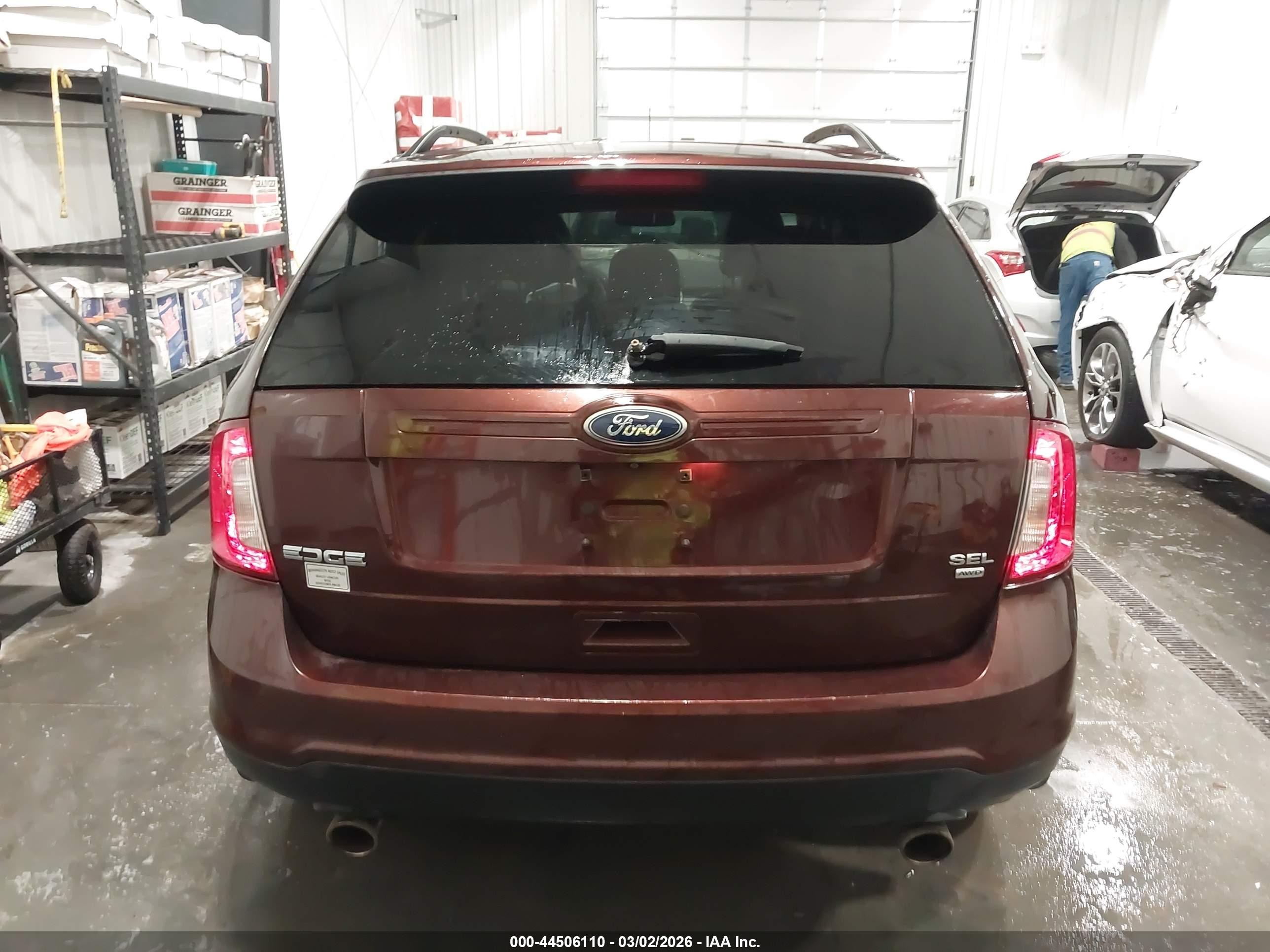2012 Ford Edge Sel Темно-бордовый vin: 2FMDK4JC5CBA69826